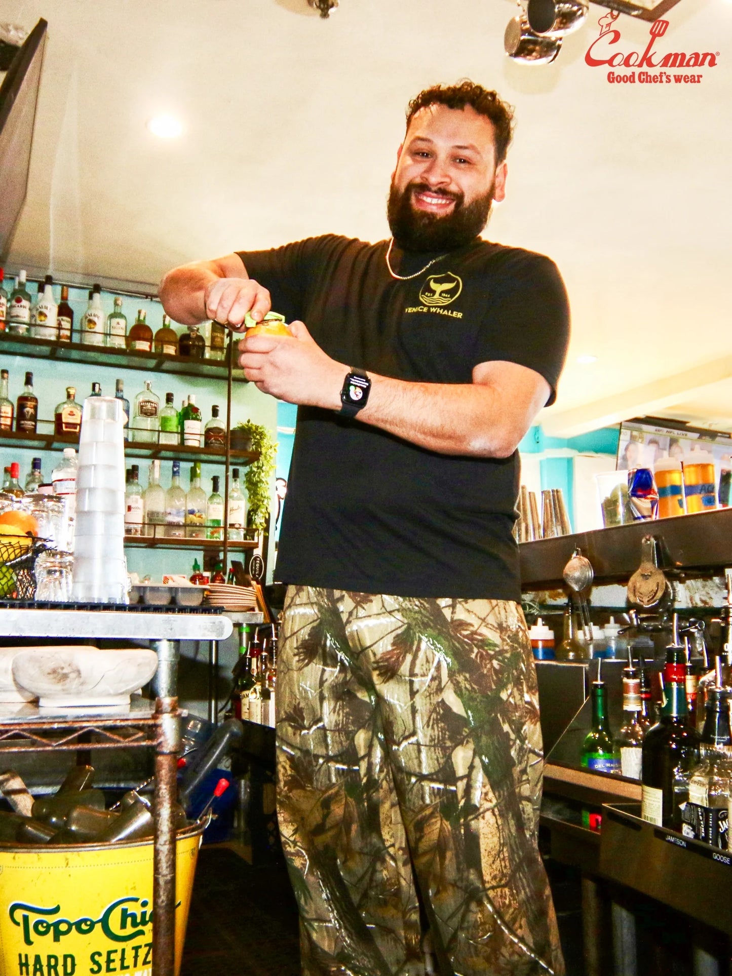 Chef Pants Semiwide -  Timber Camo