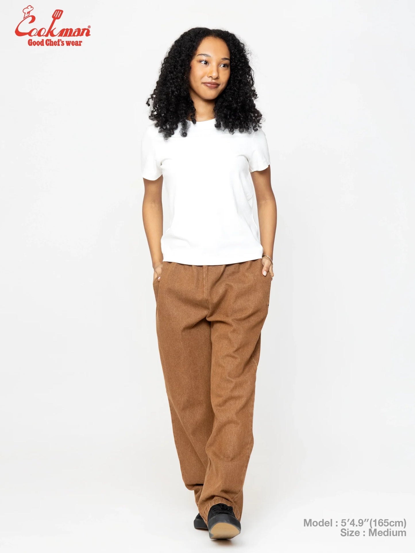 Chef Pants Semiwide - Denim : Brown