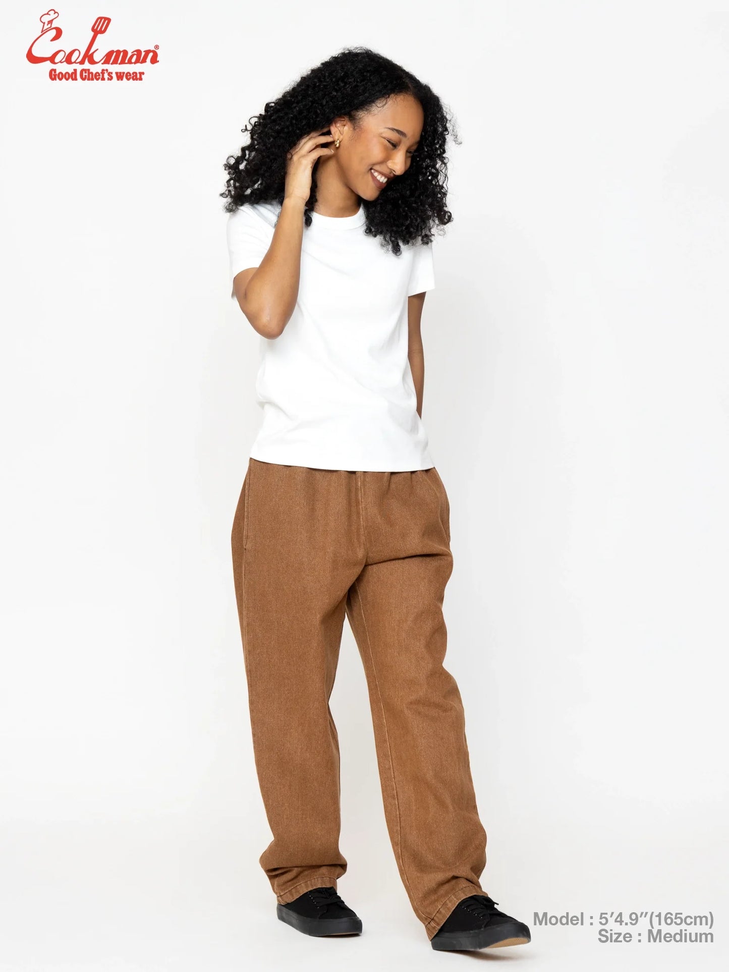 Chef Pants Semiwide - Denim : Brown