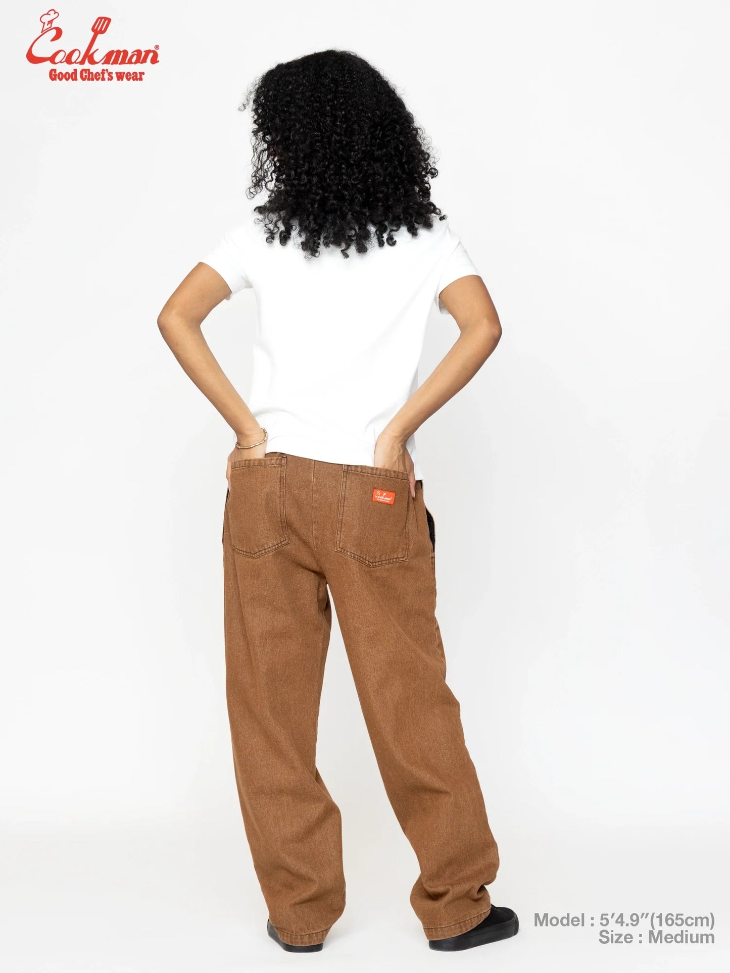 Chef Pants Semiwide - Denim : Brown