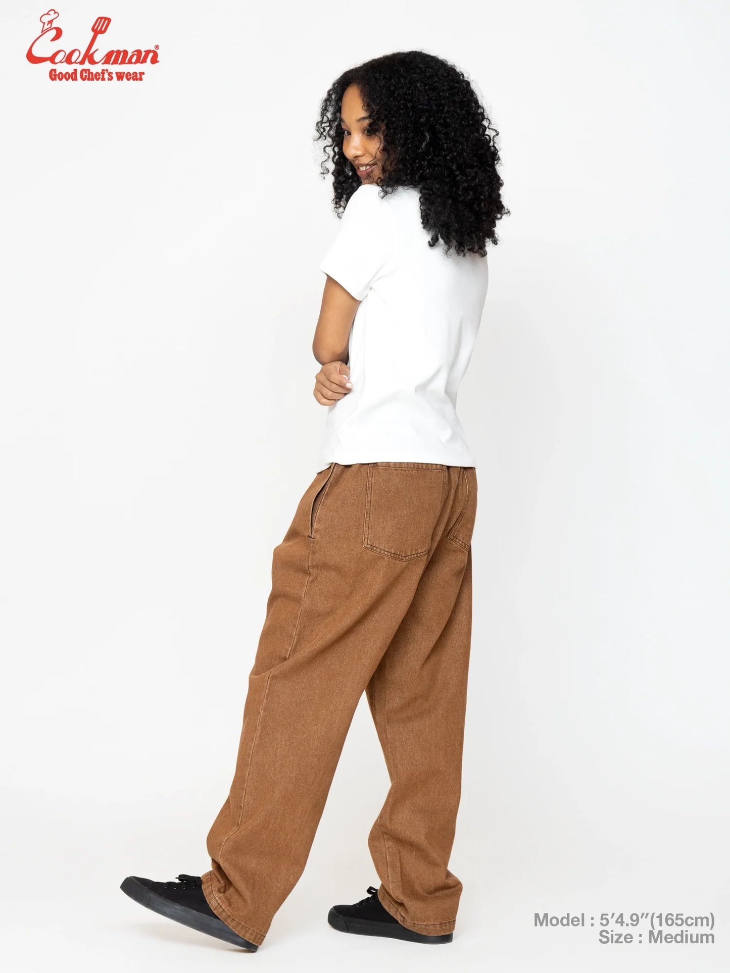 Chef Pants Semiwide - Denim : Brown