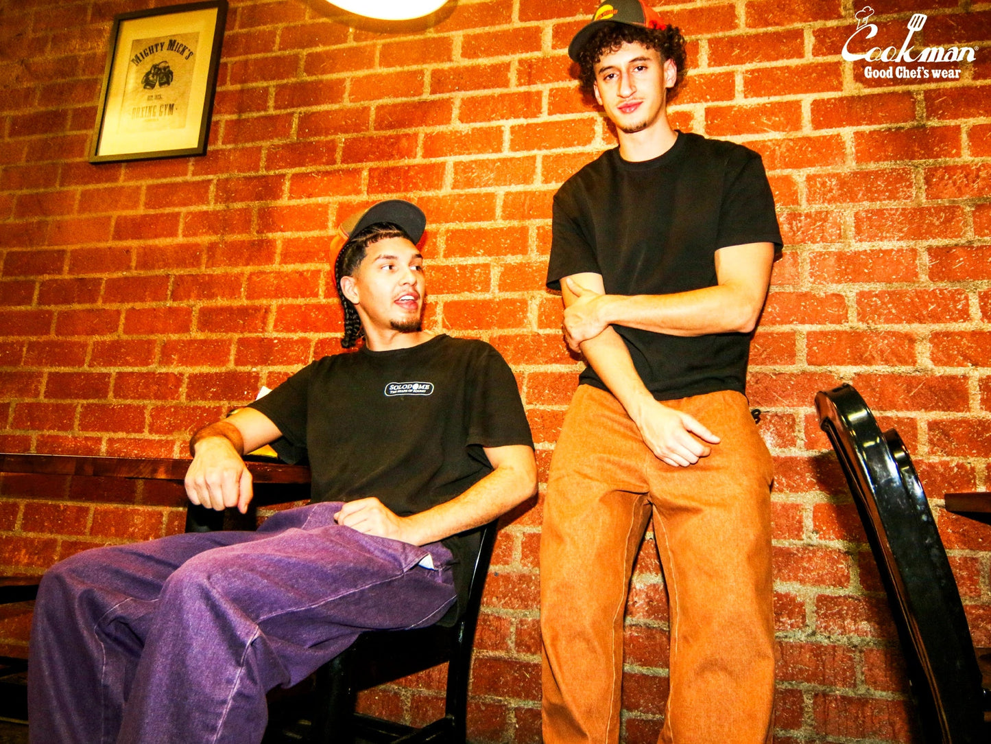 Chef Pants Semiwide - Denim : Brown