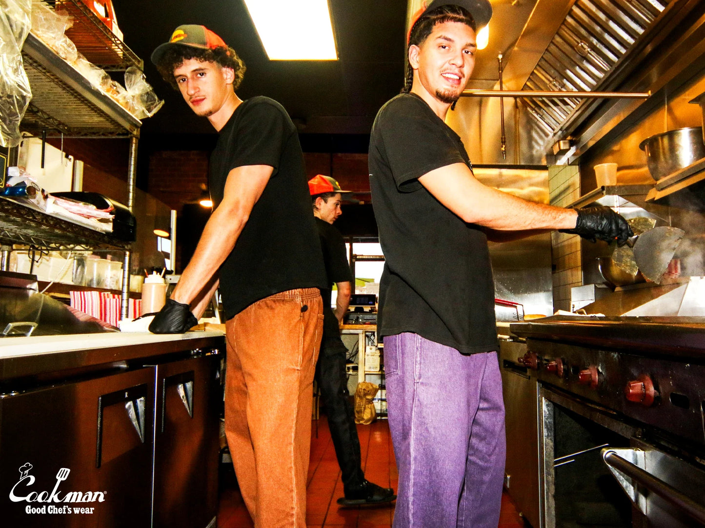Chef Pants Semiwide - Denim : Brown