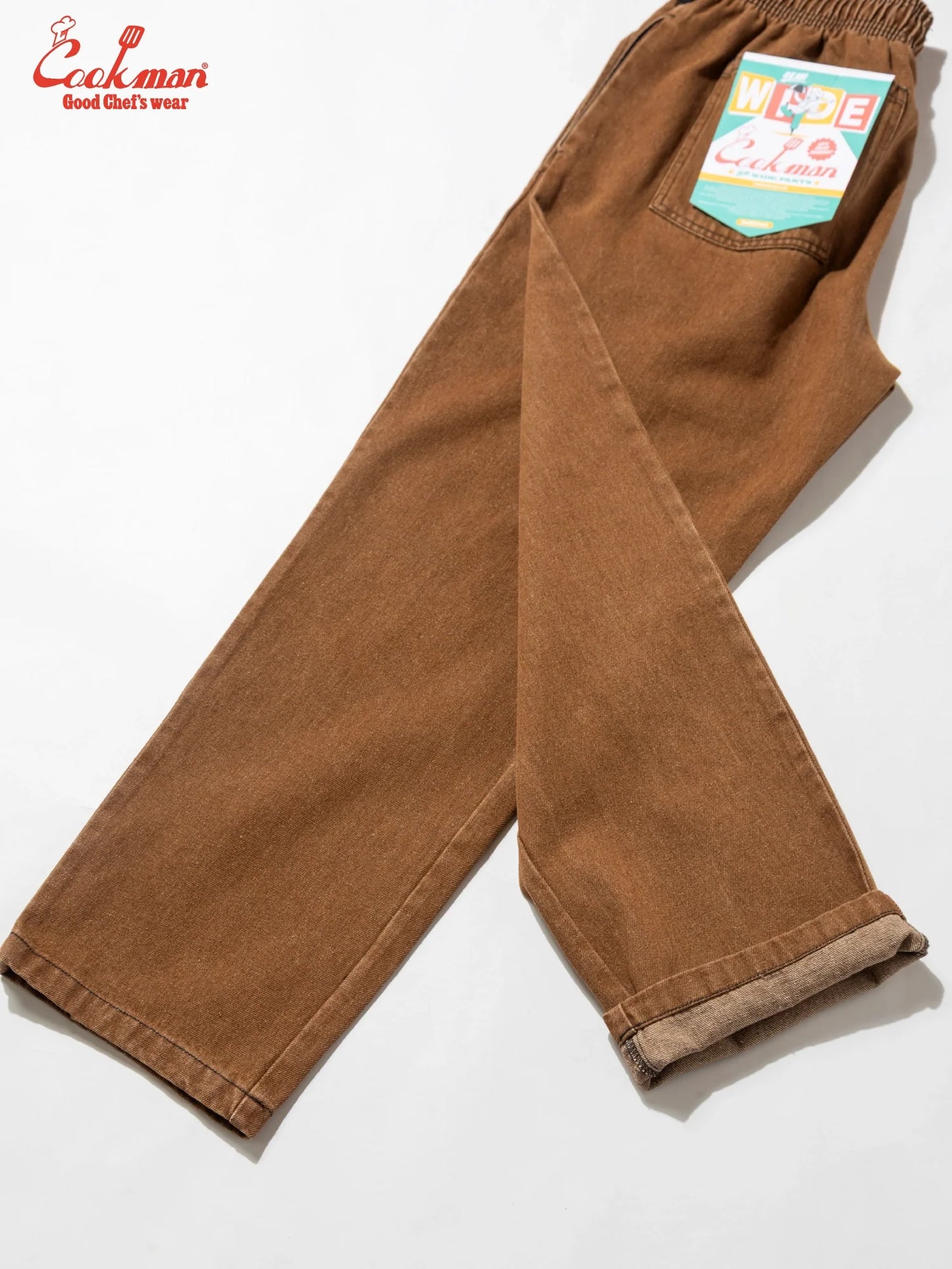 Chef Pants Semiwide - Denim : Brown