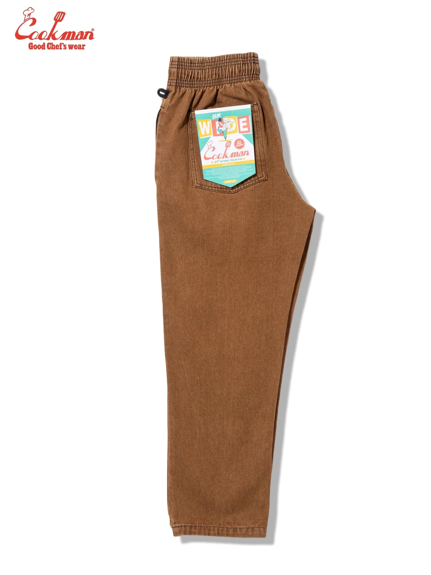 Chef Pants Semiwide - Denim : Brown
