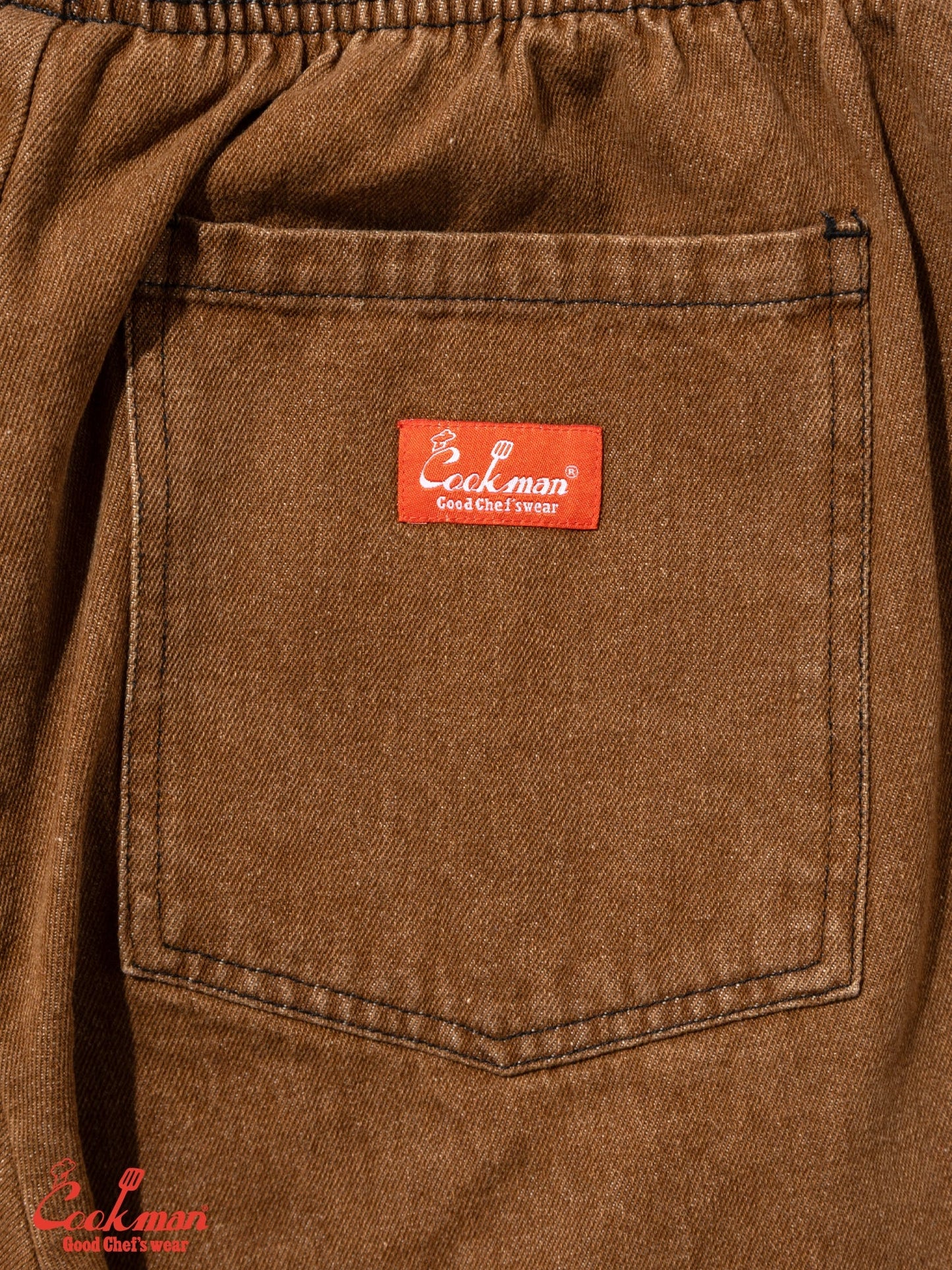 Chef Pants Semiwide - Denim : Brown