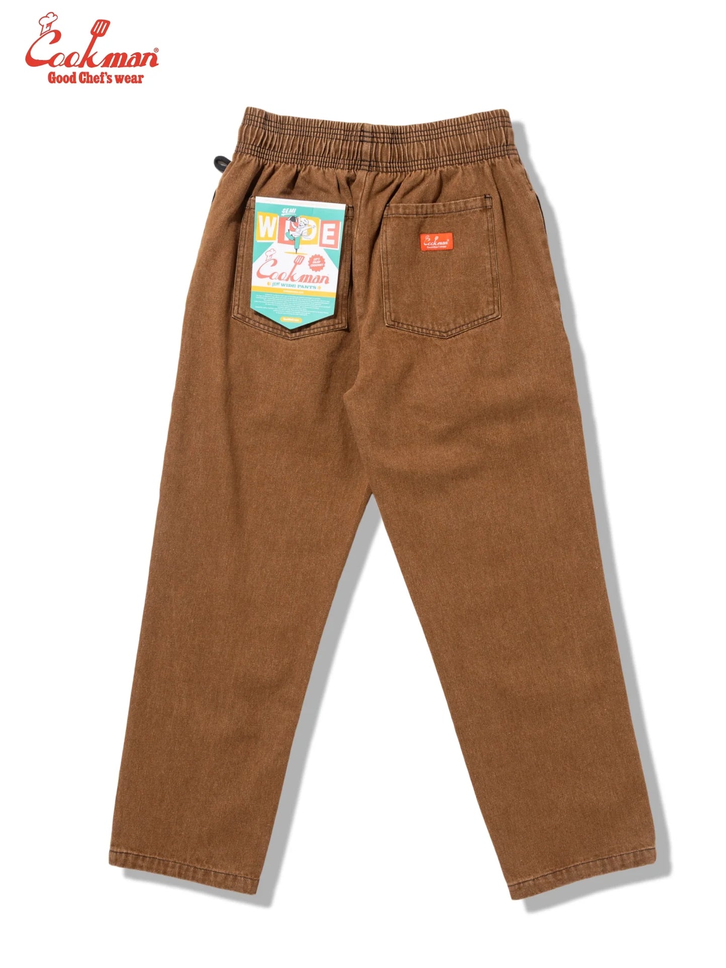 Chef Pants Semiwide - Denim : Brown