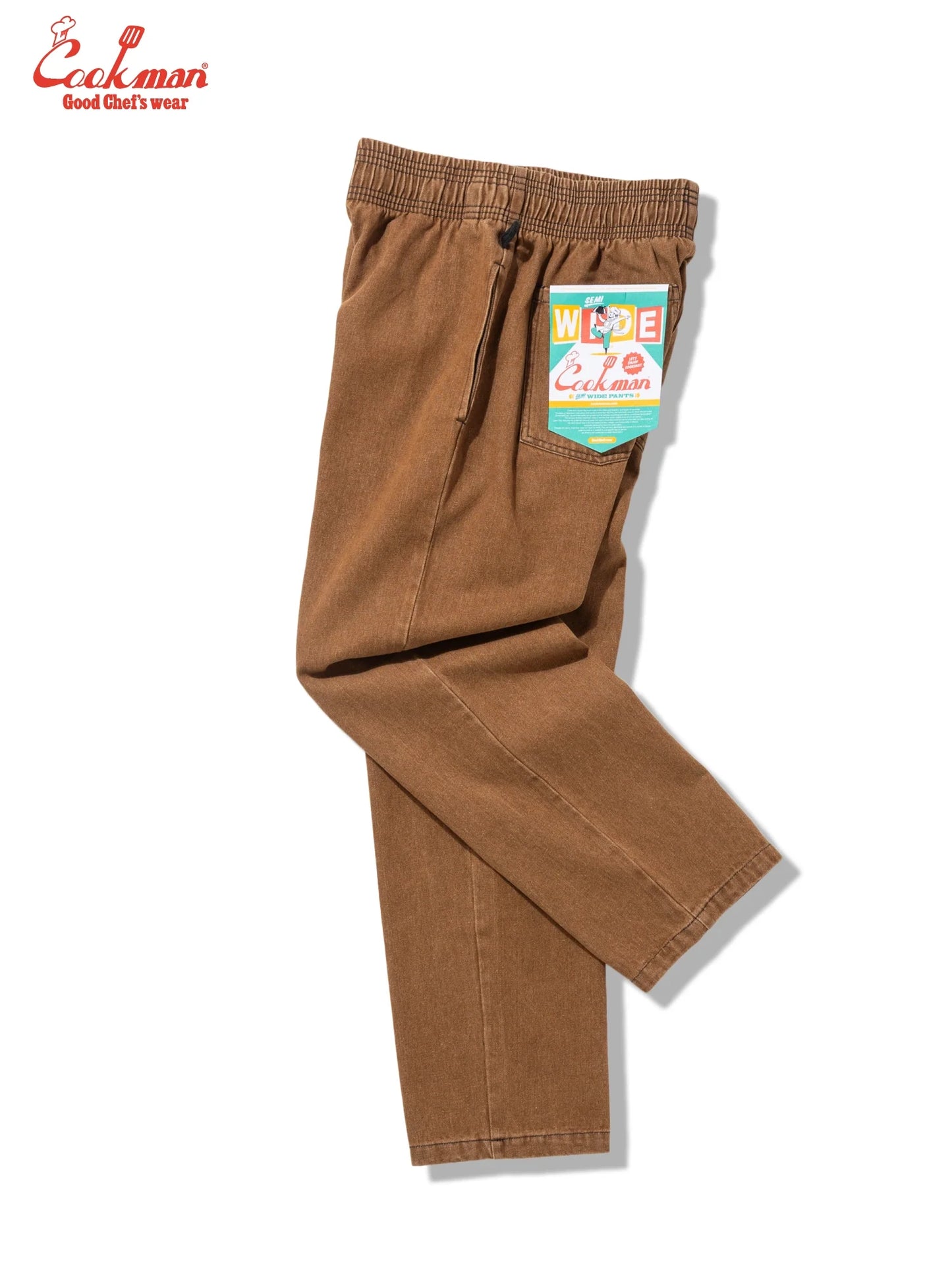 Chef Pants Semiwide - Denim : Brown