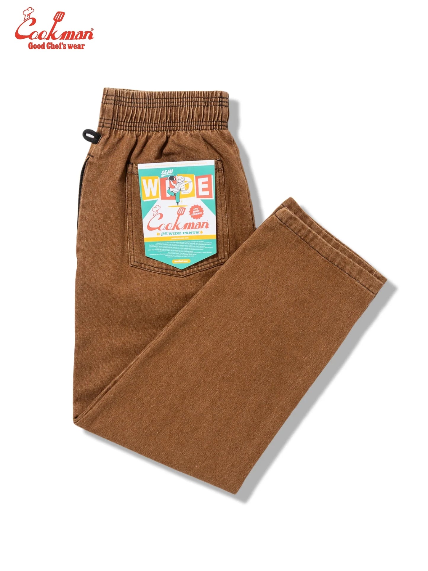 Chef Pants Semiwide - Denim : Brown