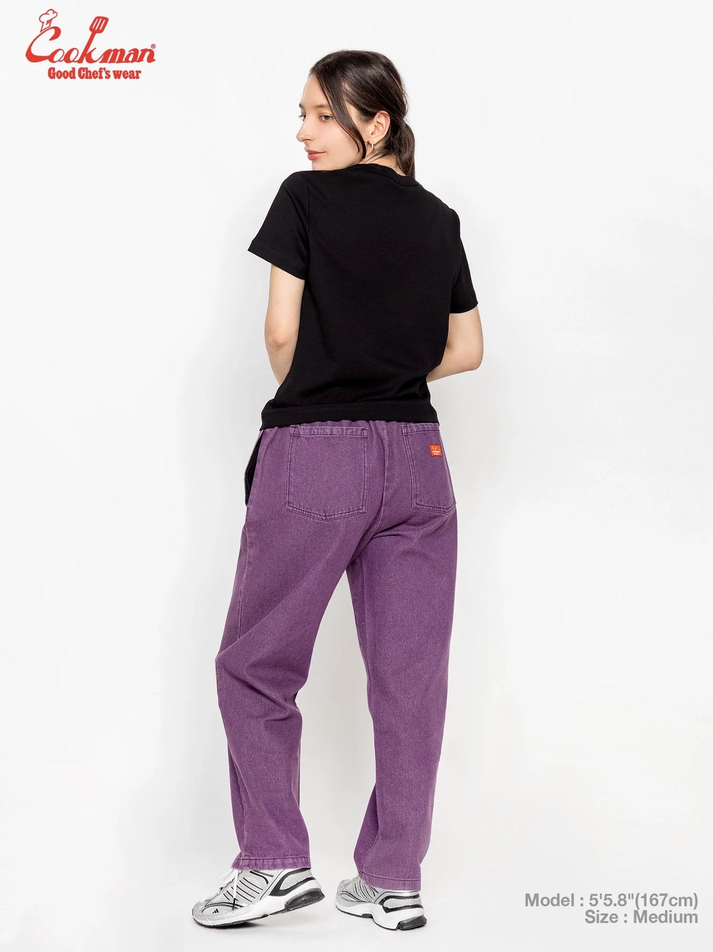 Chef Pants Semiwide - Denim : Purple