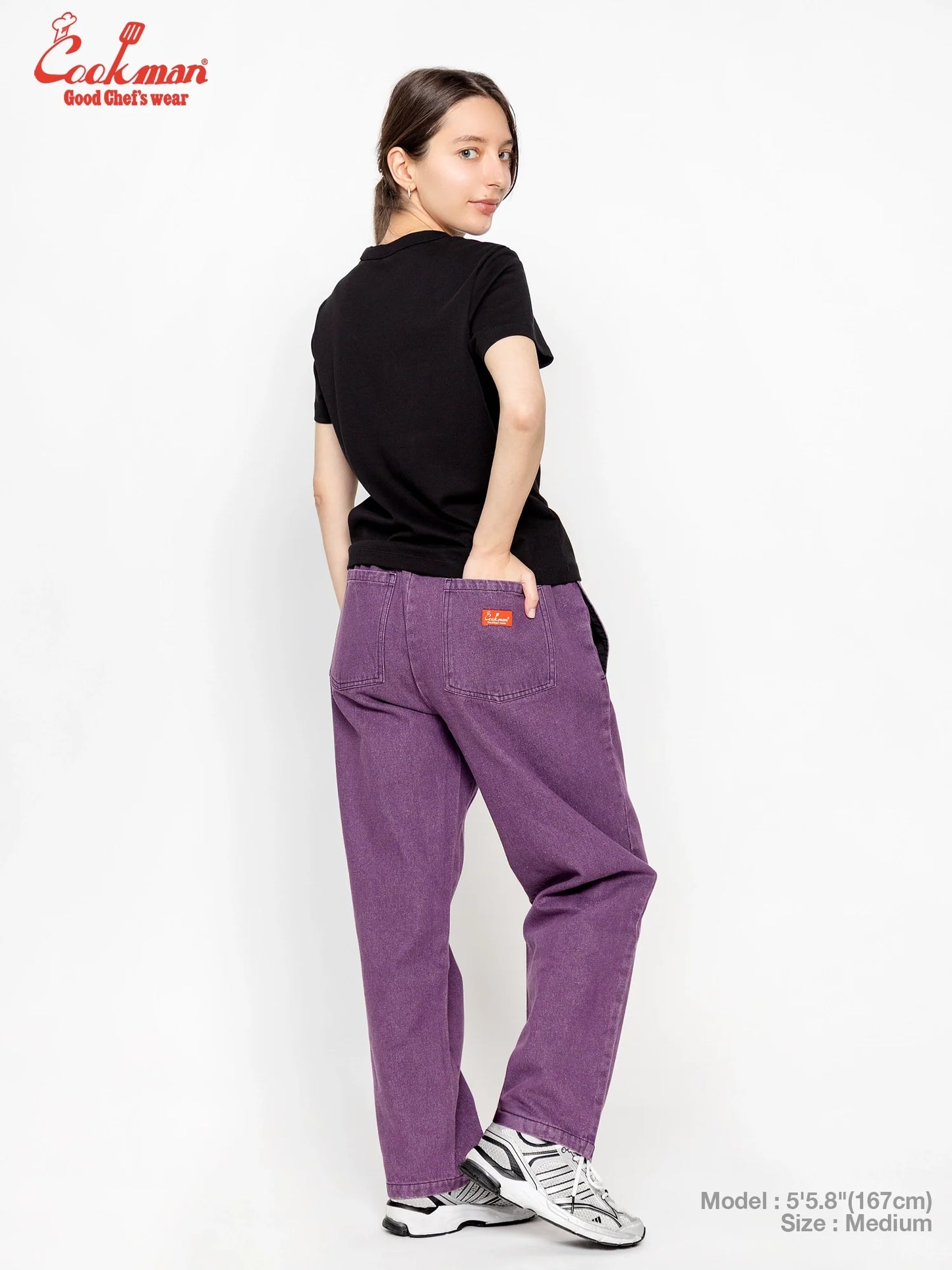 Chef Pants Semiwide - Denim : Purple