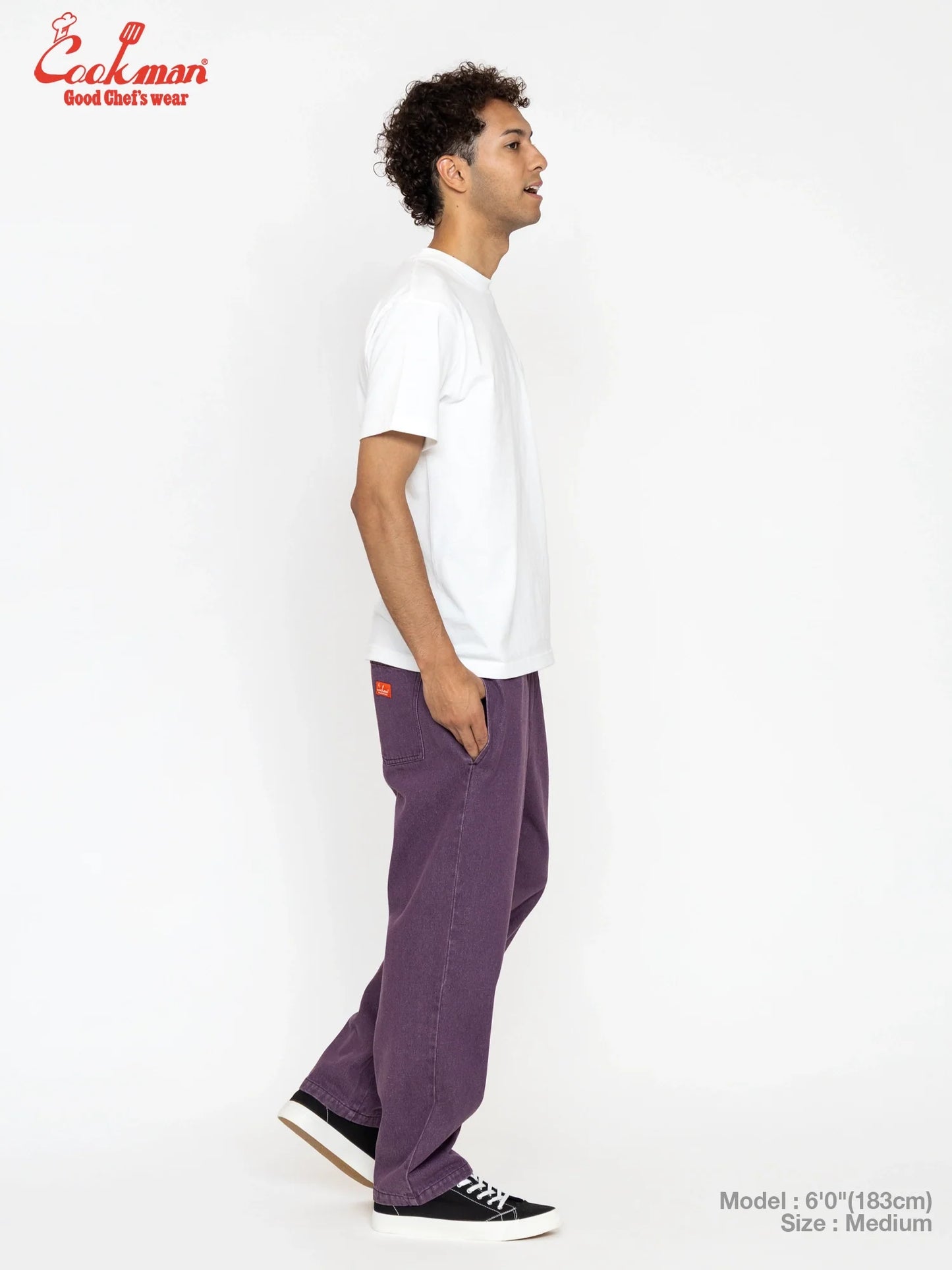 Chef Pants Semiwide - Denim : Purple