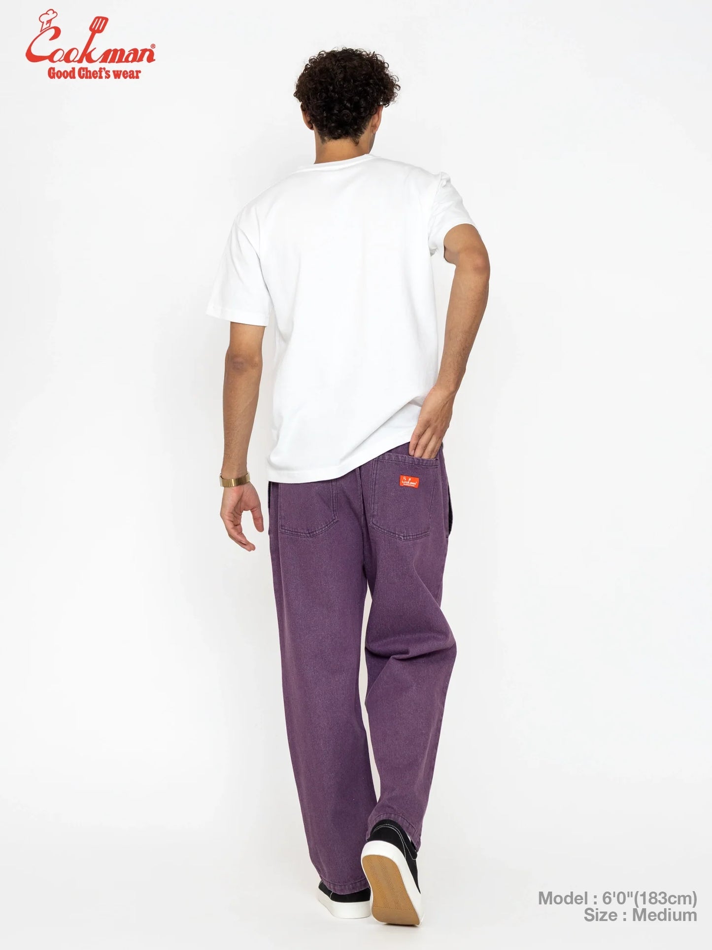 Chef Pants Semiwide - Denim : Purple
