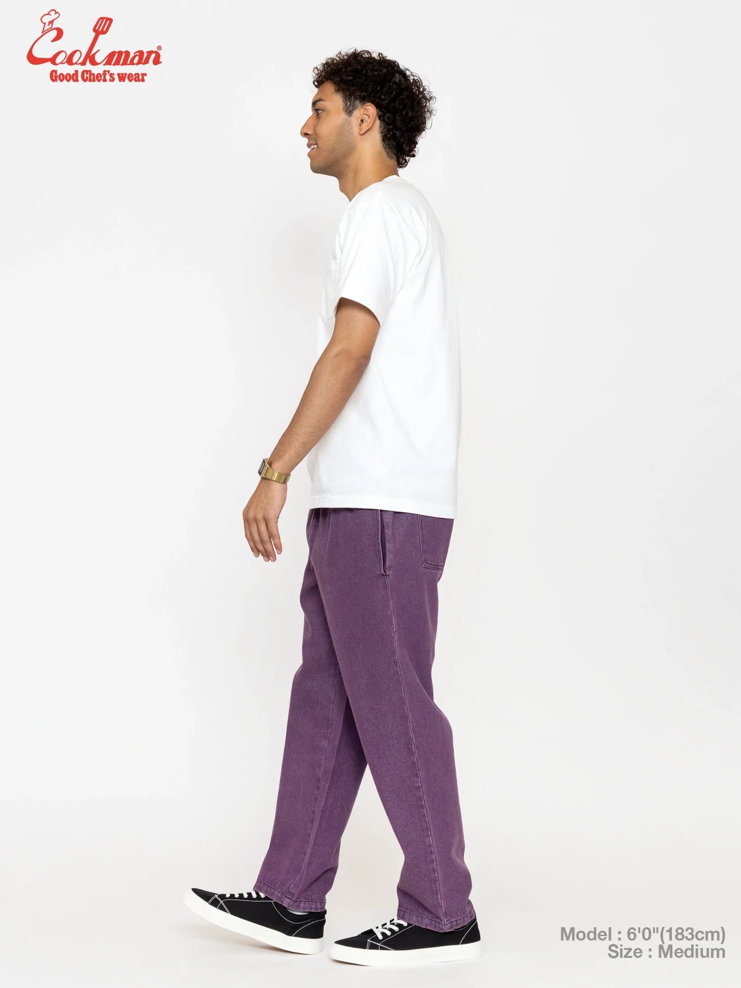 Chef Pants Semiwide - Denim : Purple
