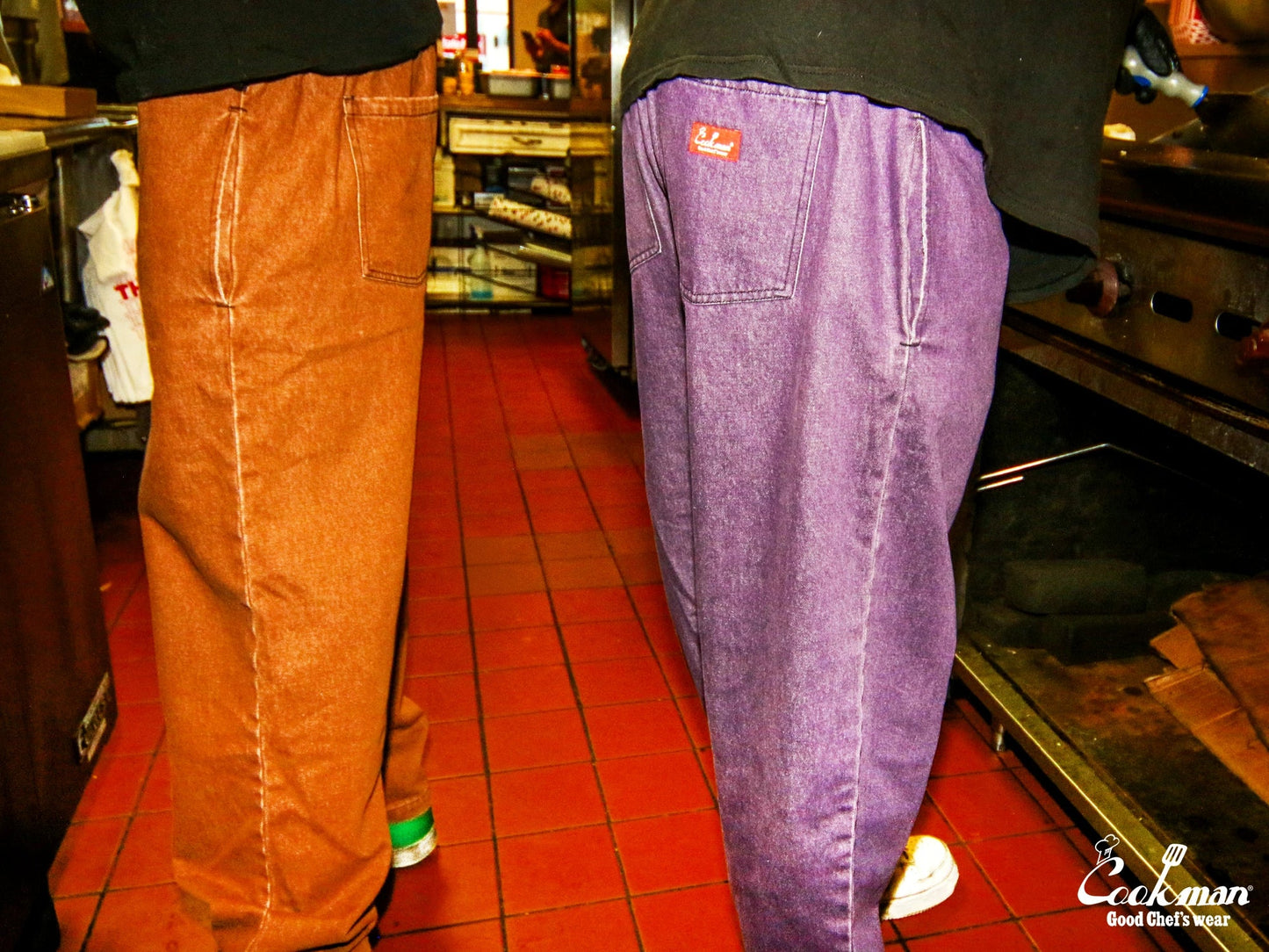 Chef Pants Semiwide - Denim : Purple