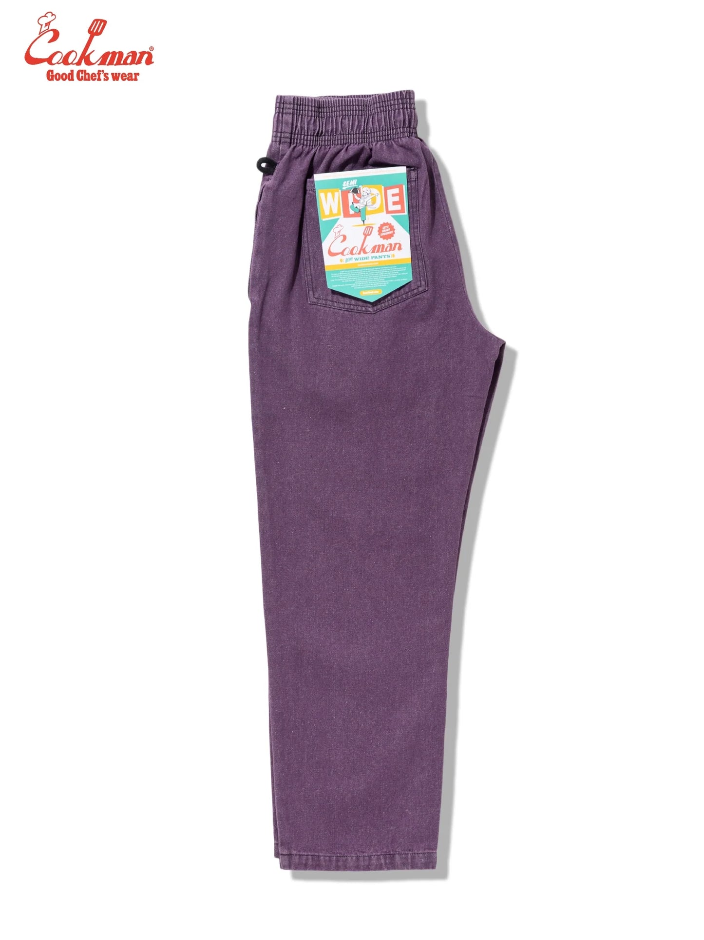 Chef Pants Semiwide - Denim : Purple