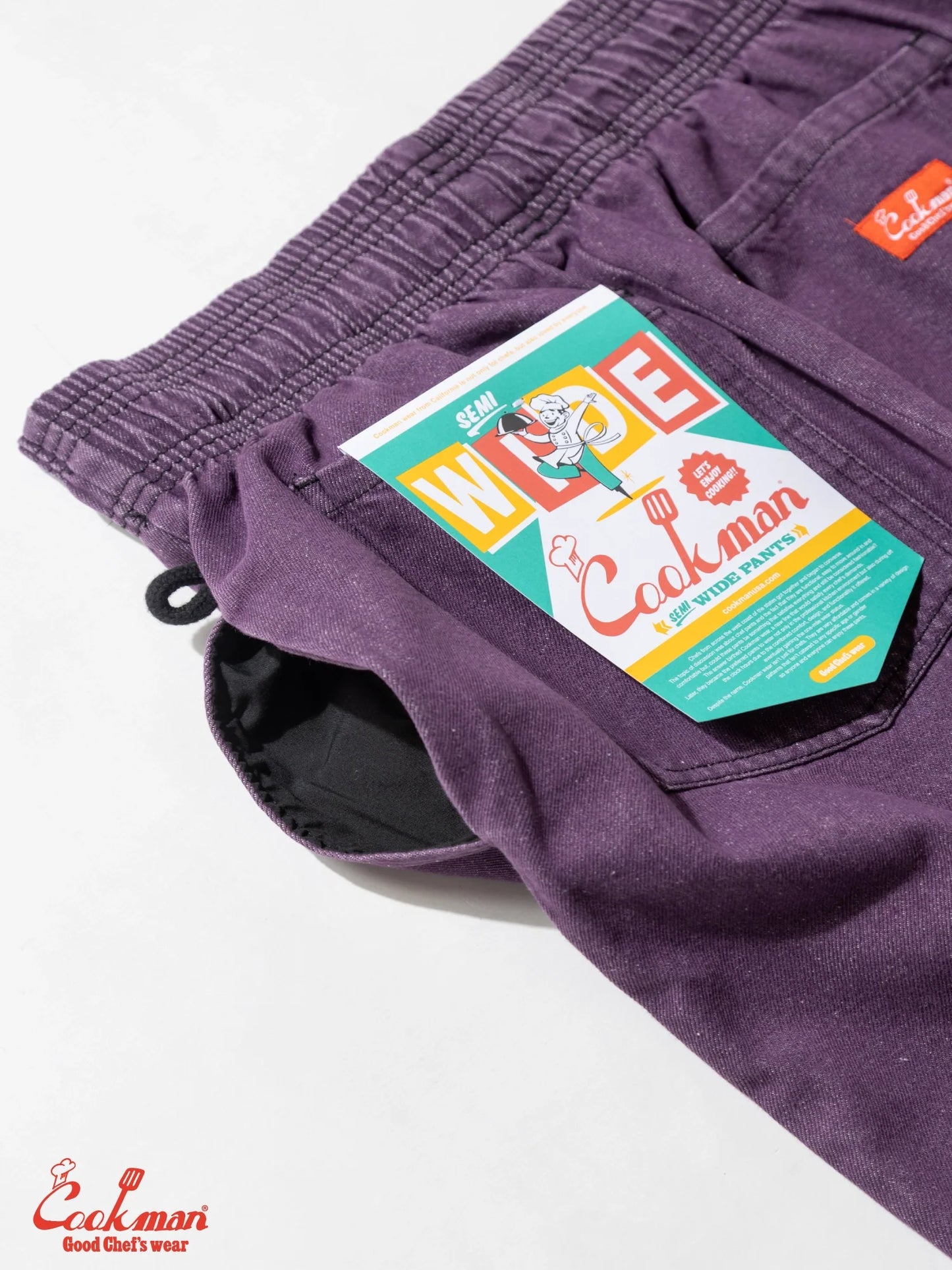 Chef Pants Semiwide - Denim : Purple