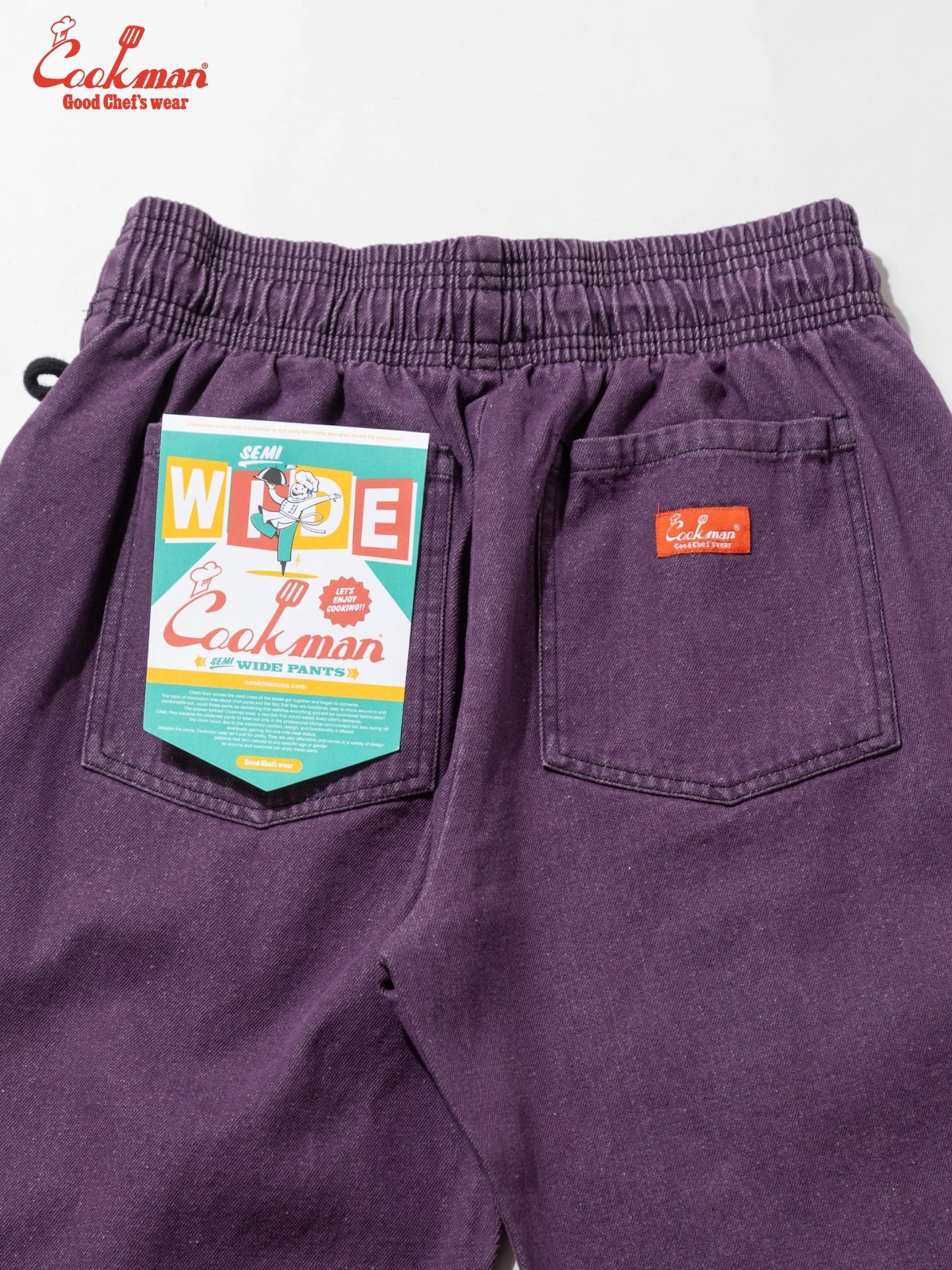Chef Pants Semiwide - Denim : Purple