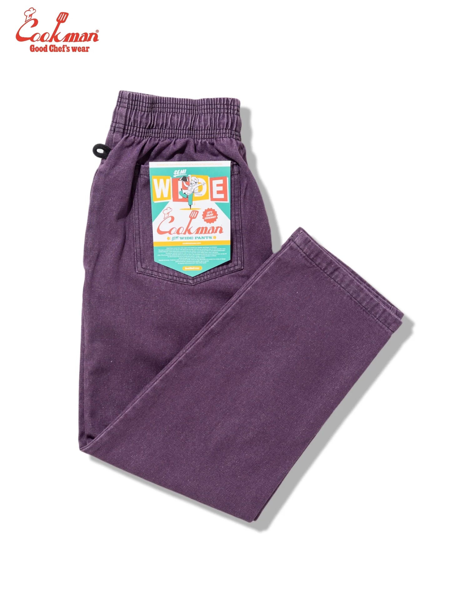 Chef Pants Semiwide - Denim : Purple