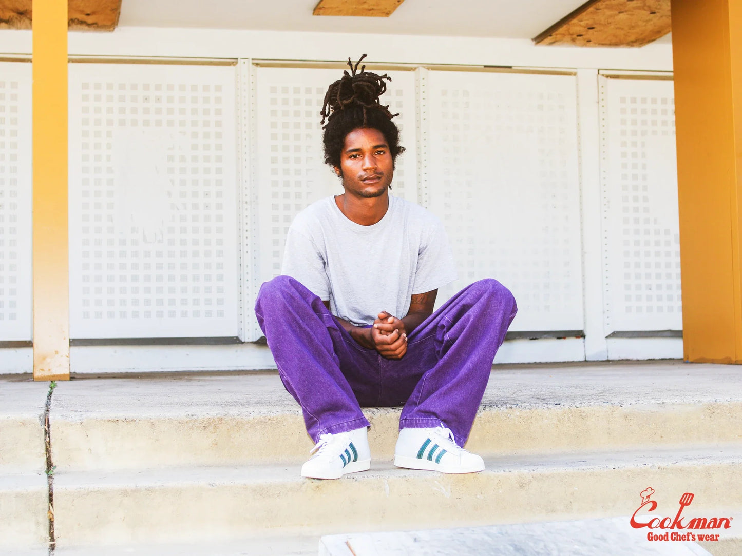 Chef Pants Semiwide - Denim : Purple