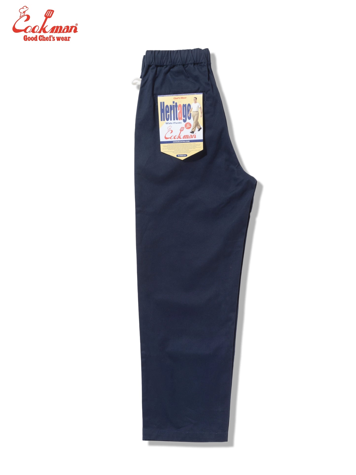 Heritage Wide Pants Heavy Twill - Navy