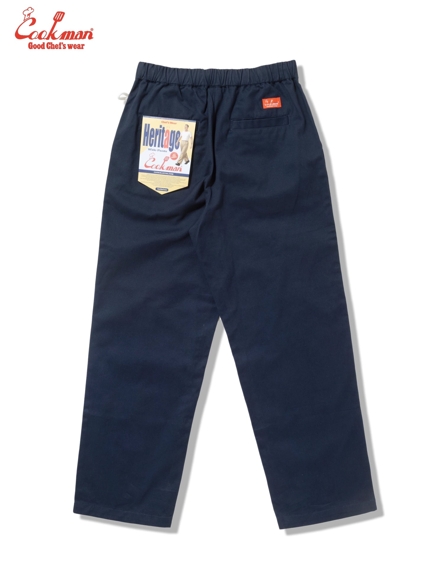 Heritage Wide Pants Heavy Twill - Navy