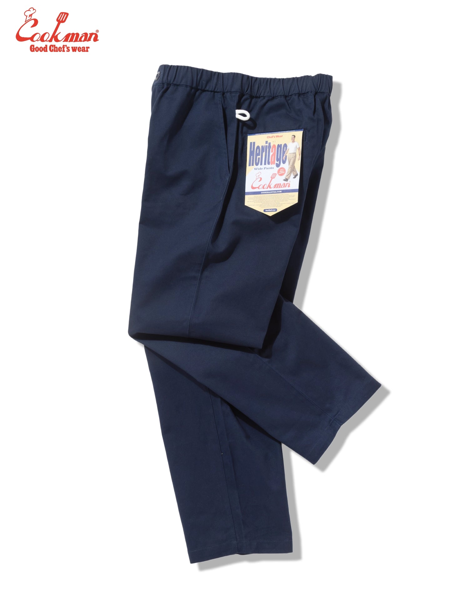 Heritage Wide Pants Heavy Twill - Navy
