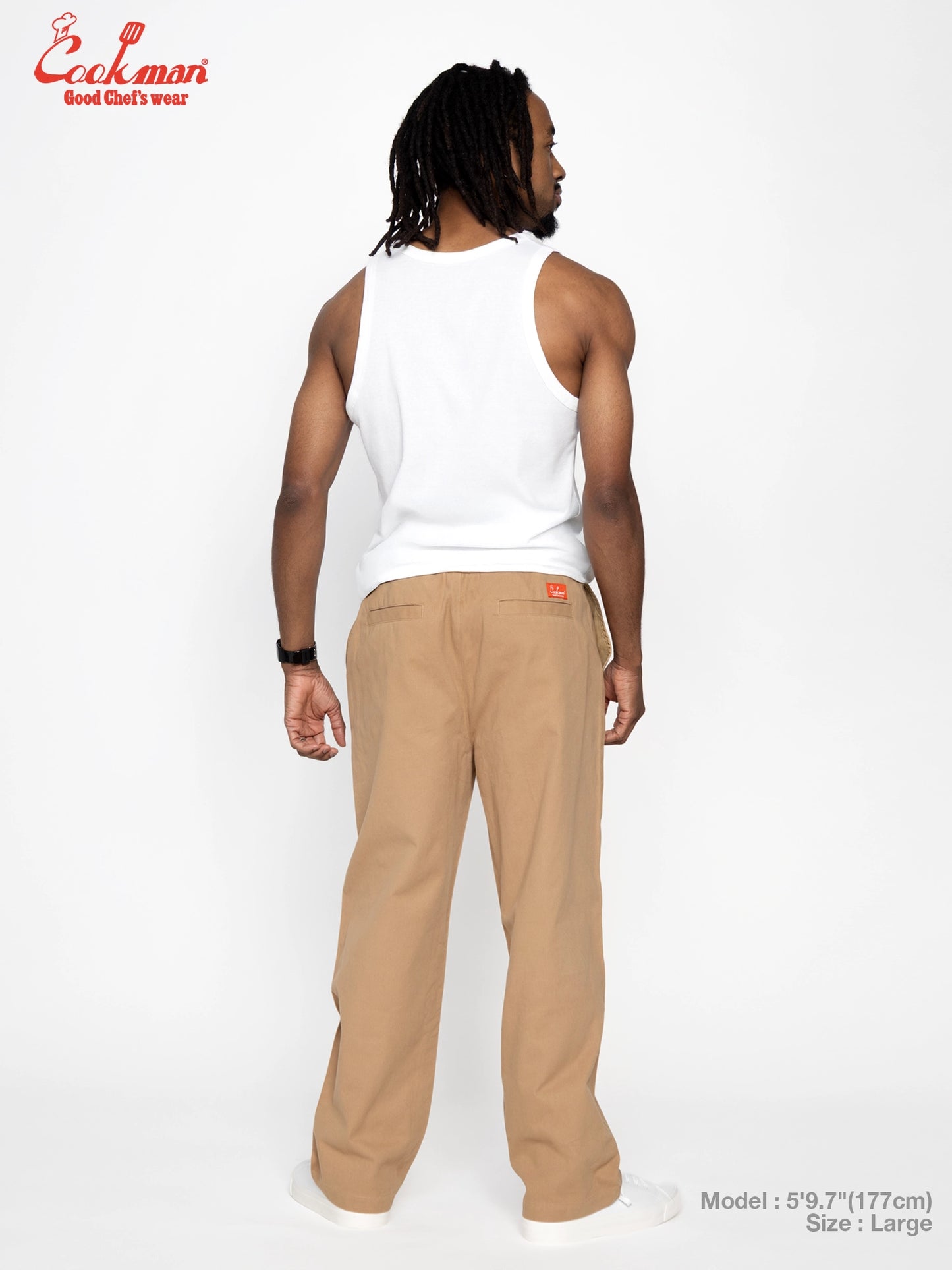 Heritage Wide Pants Heavy Twill - Beige
