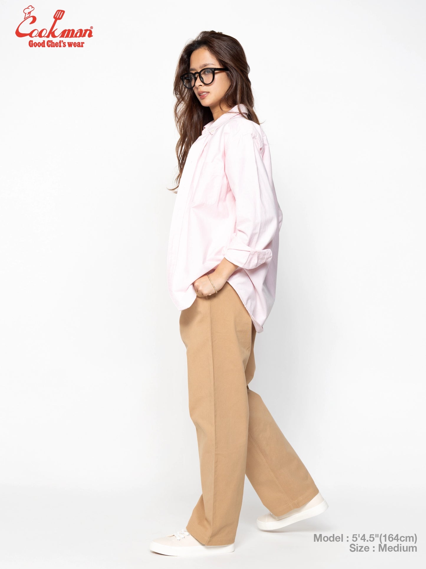 Heritage Wide Pants Heavy Twill - Beige