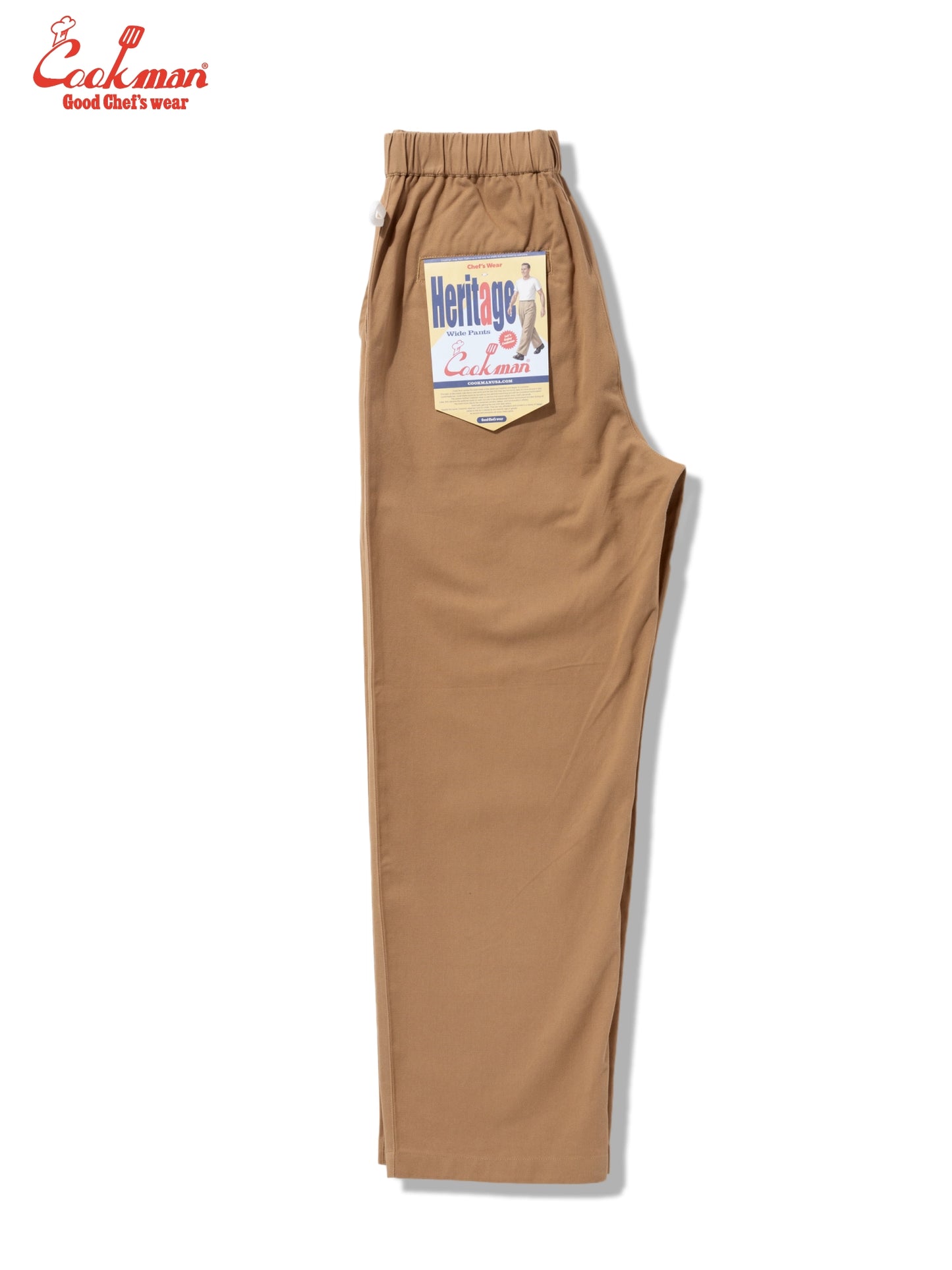 Heritage Wide Pants Heavy Twill - Beige
