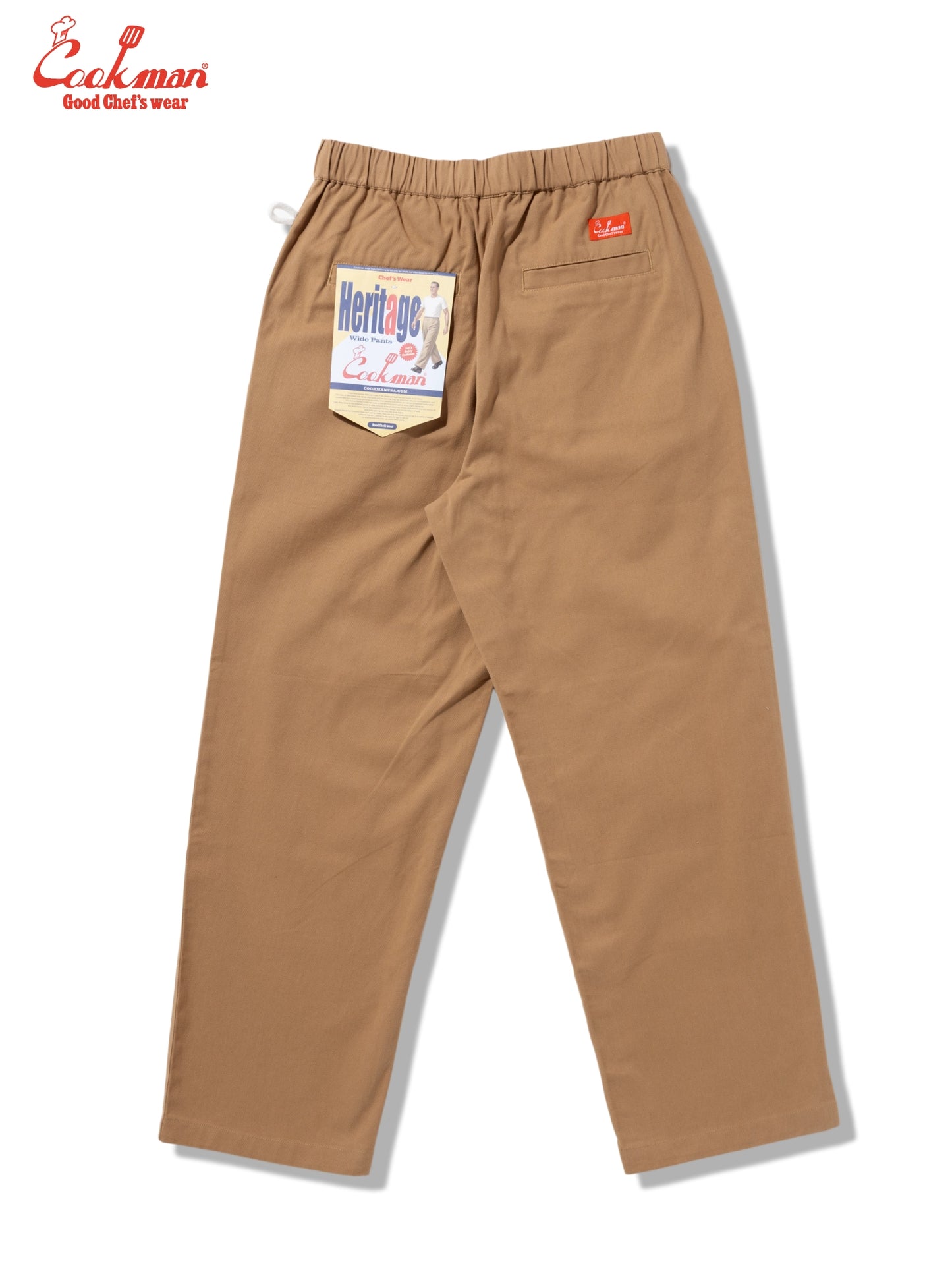 Heritage Wide Pants Heavy Twill - Beige
