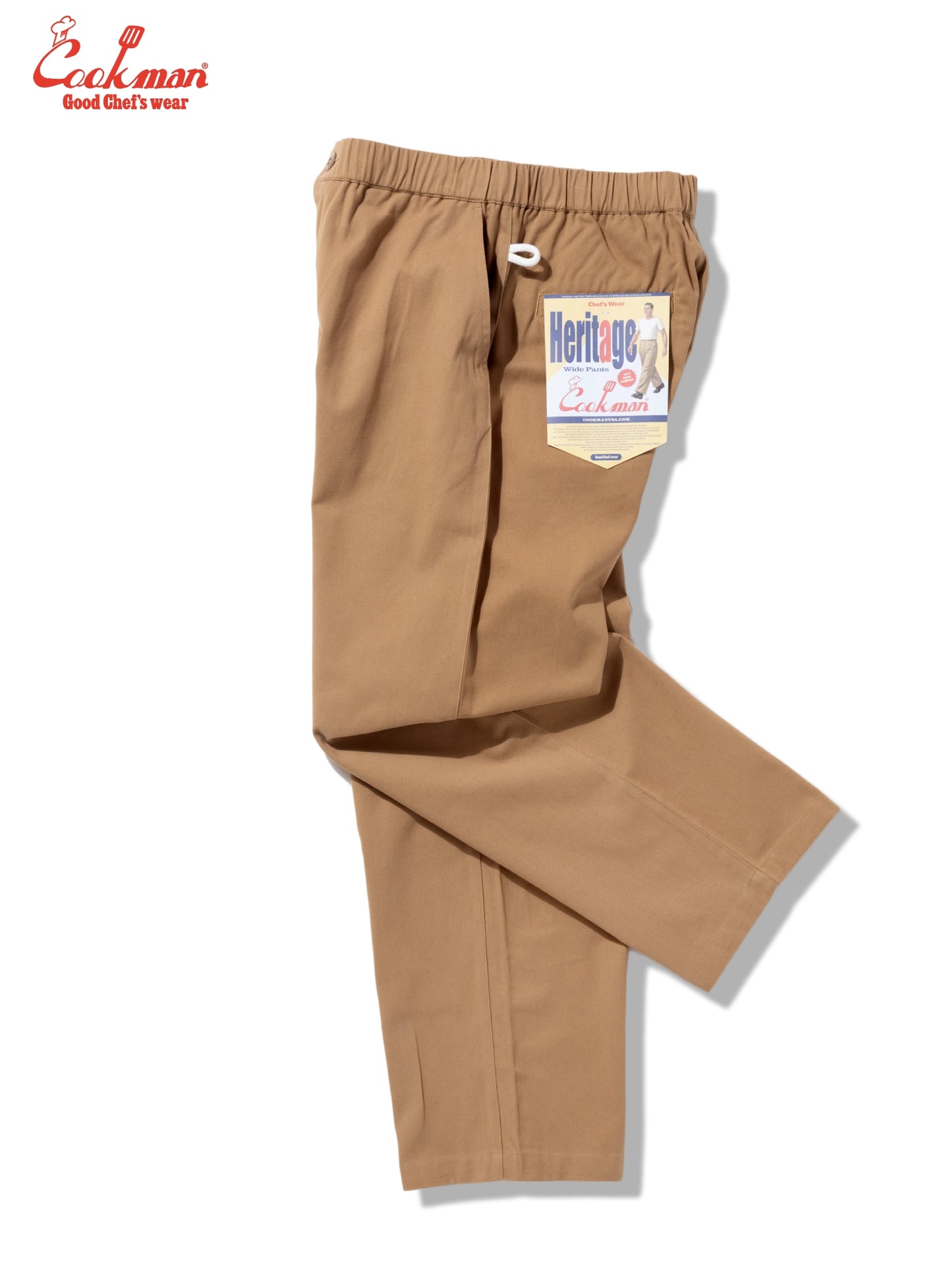Heritage Wide Pants Heavy Twill - Beige