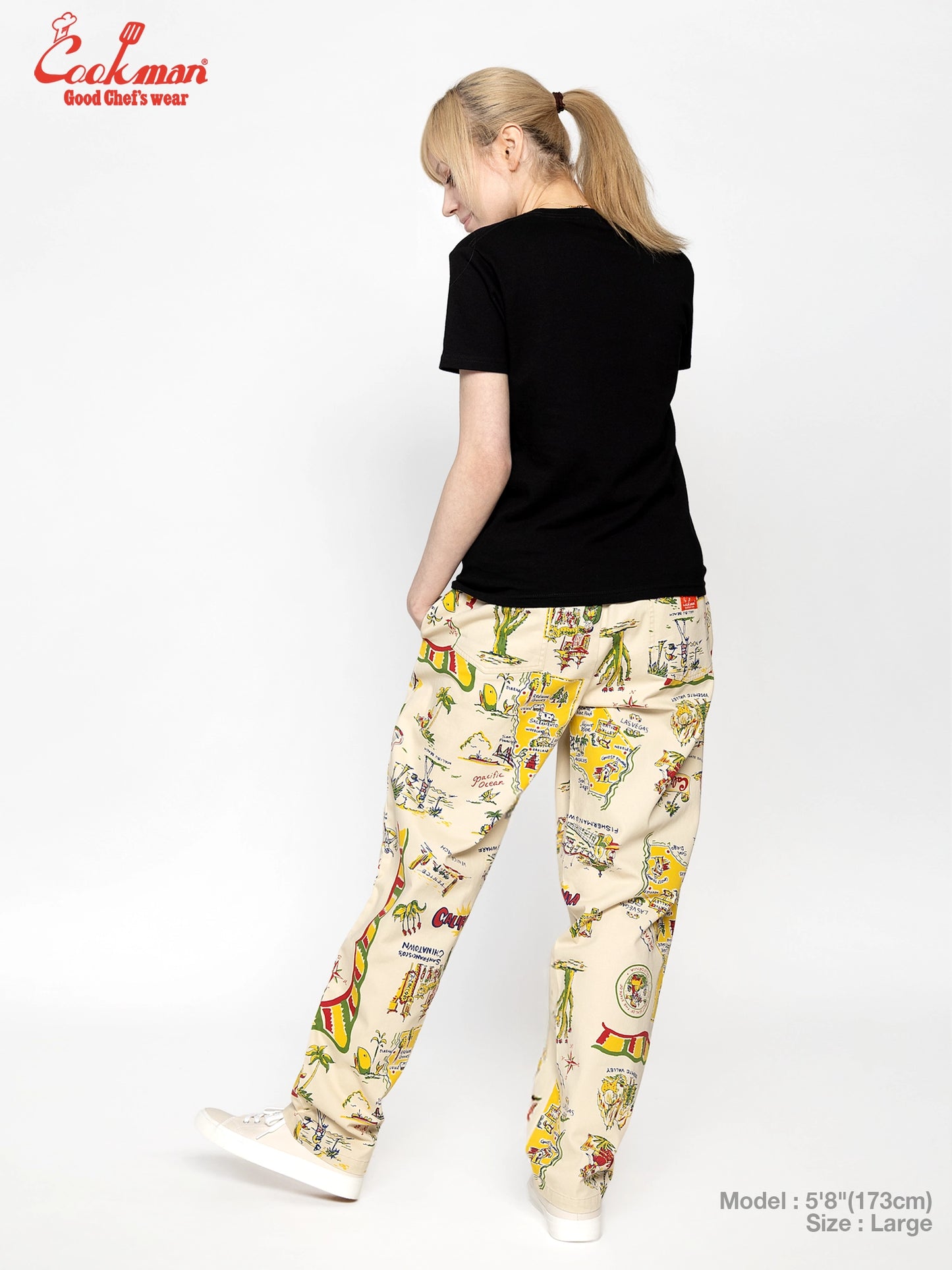 Chef Pants - Souvenir Map California
