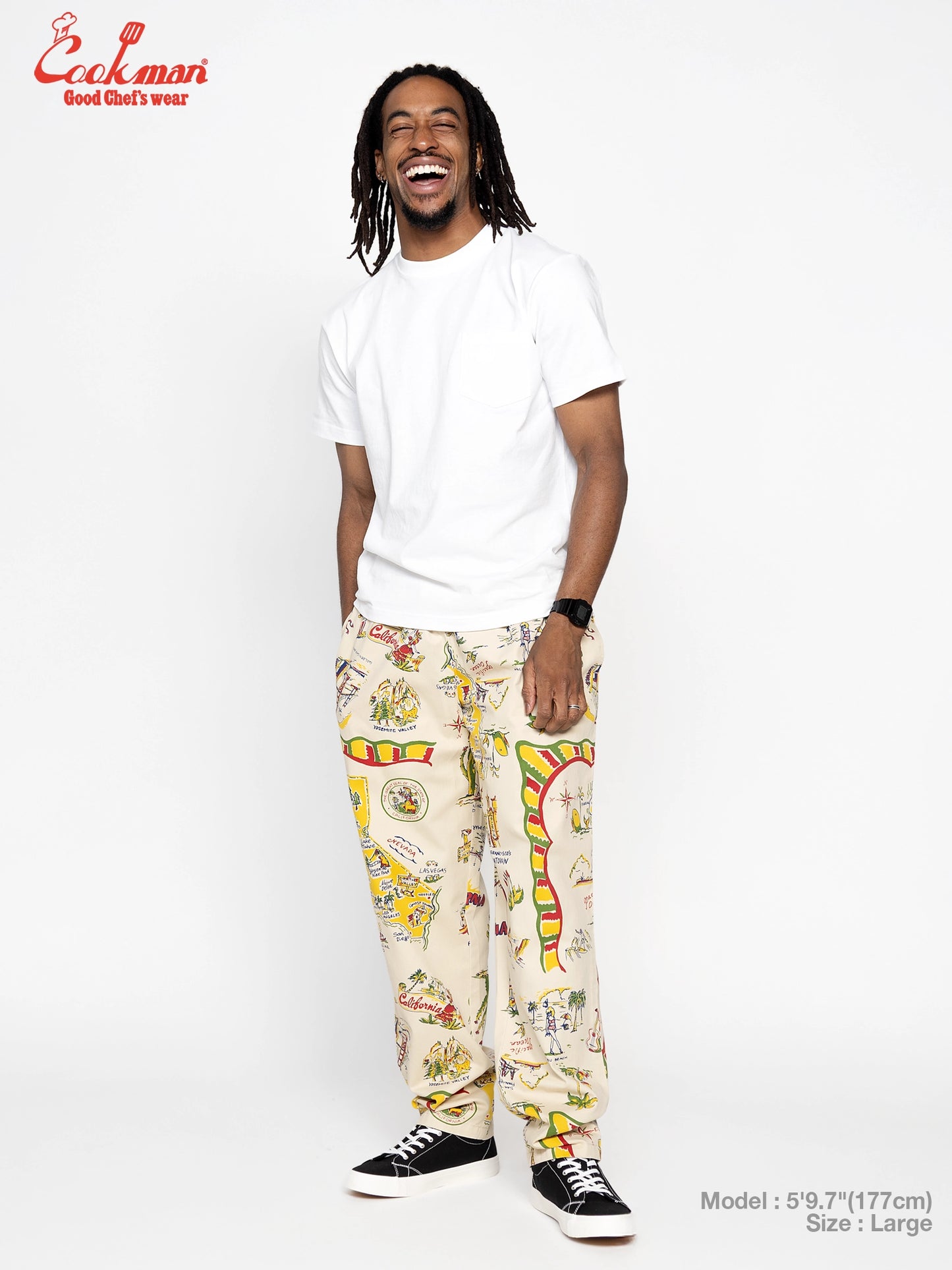 Chef Pants - Souvenir Map California