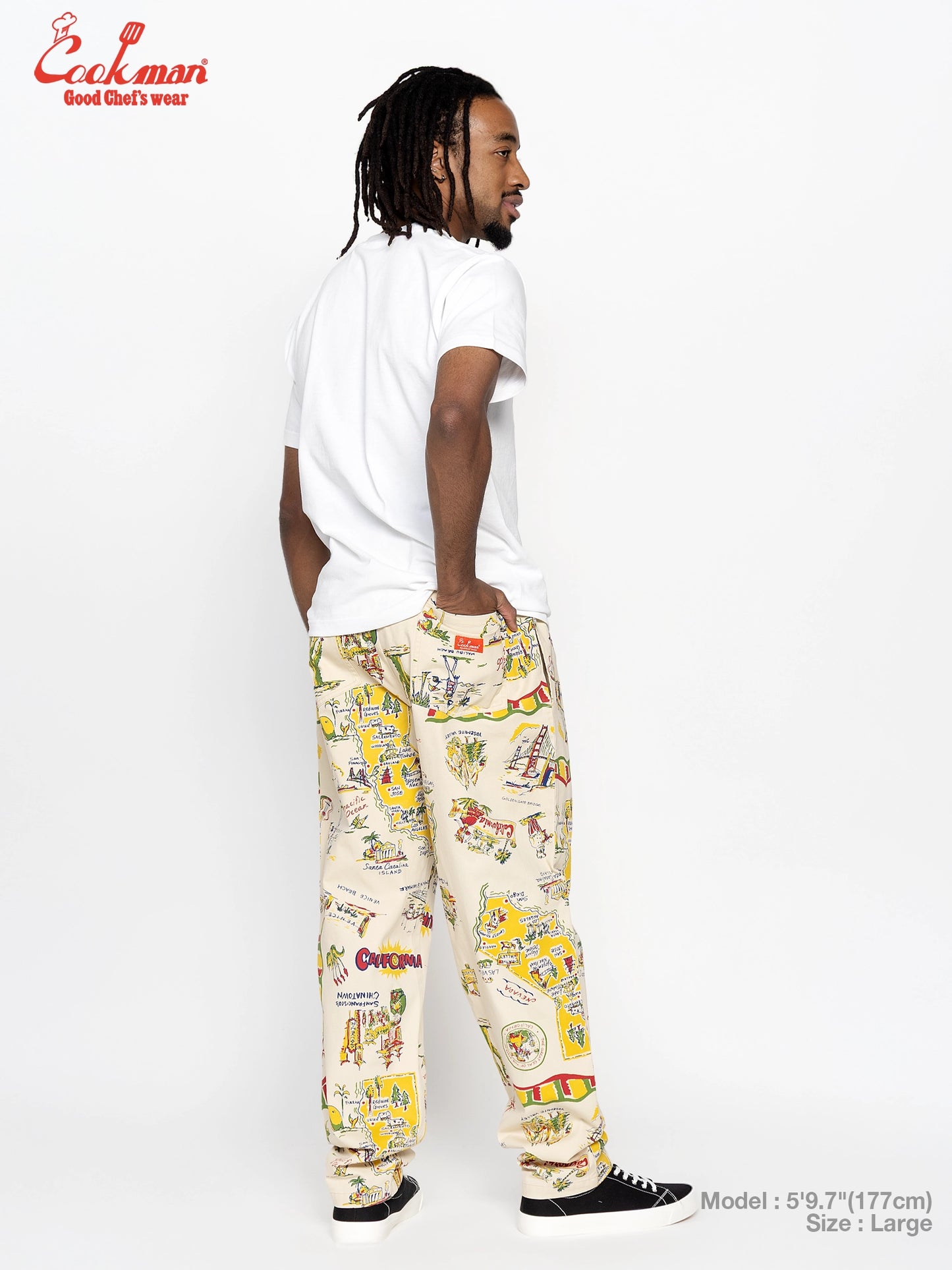 Chef Pants - Souvenir Map California