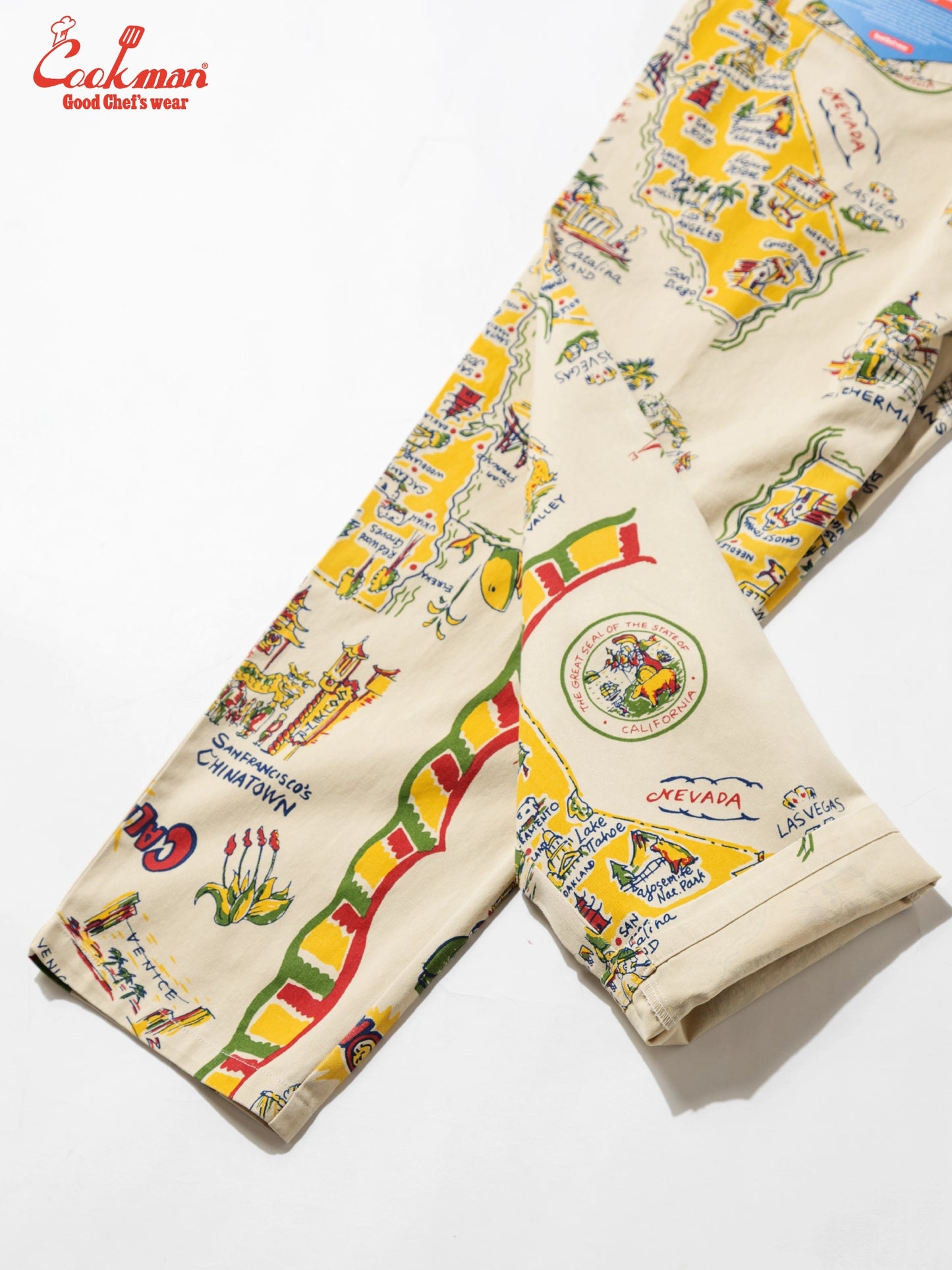 Chef Pants - Souvenir Map California