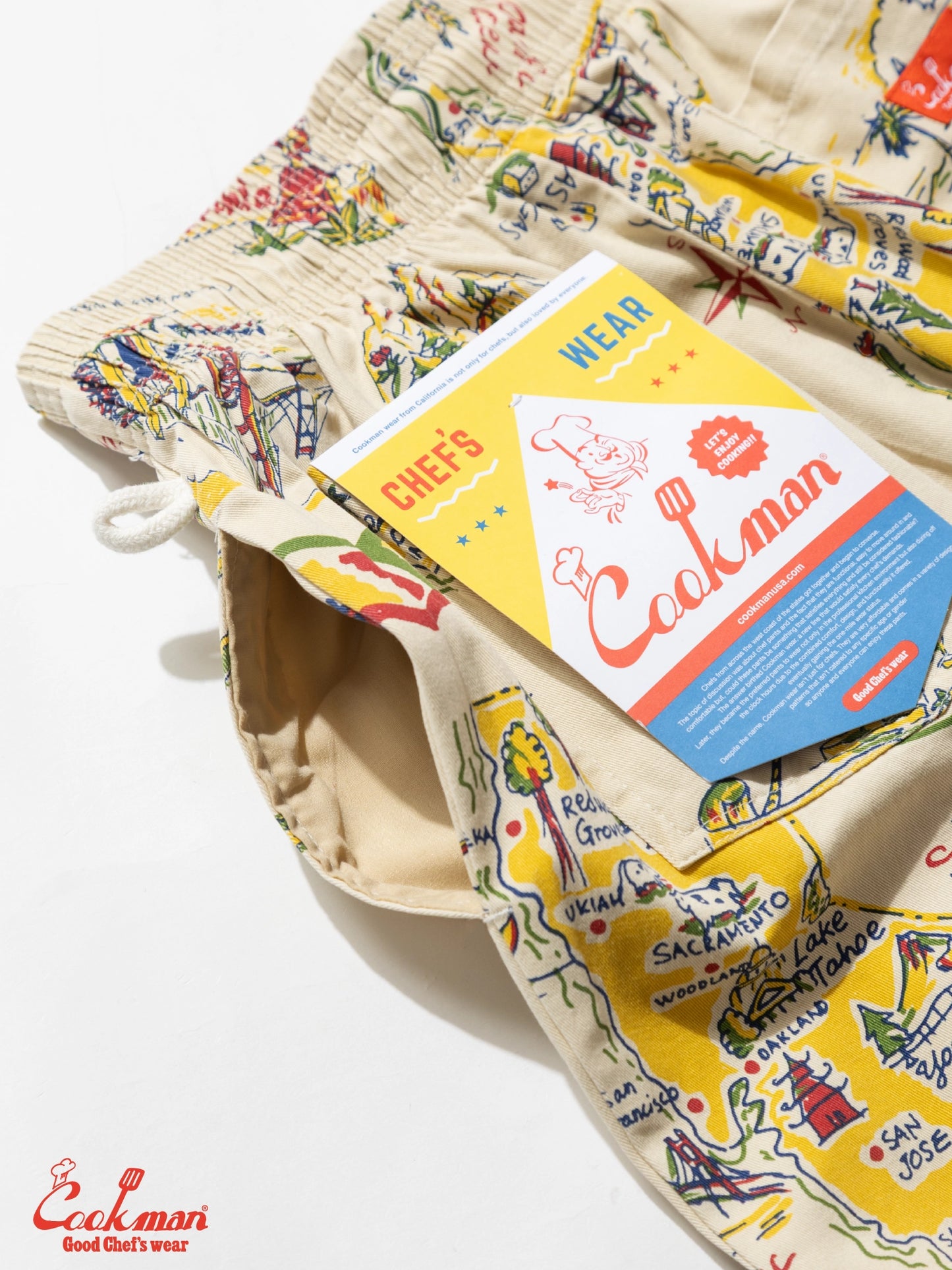 Chef Pants - Souvenir Map California