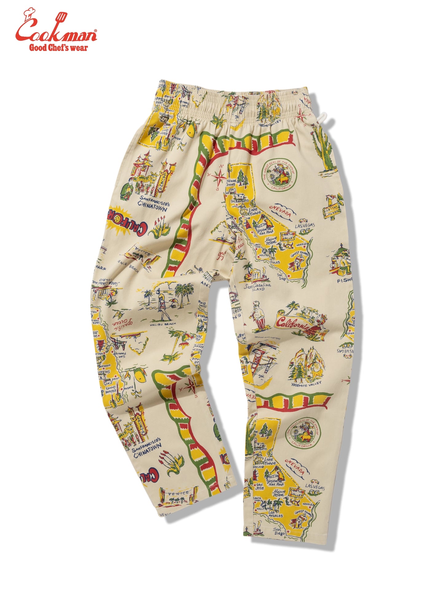 Chef Pants - Souvenir Map California