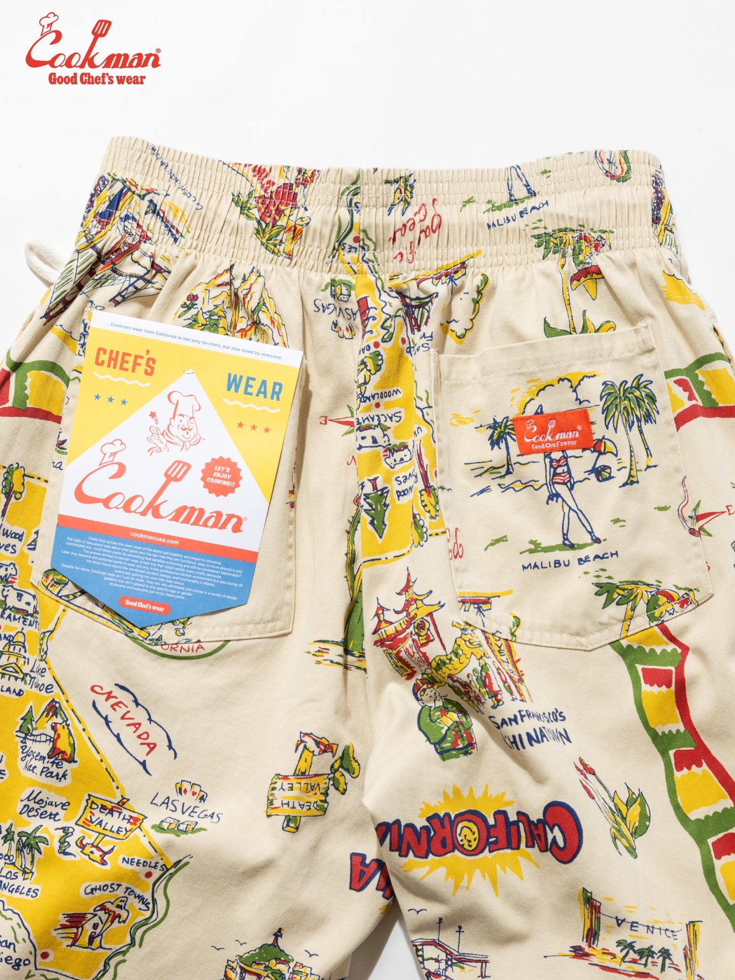 Chef Pants - Souvenir Map California