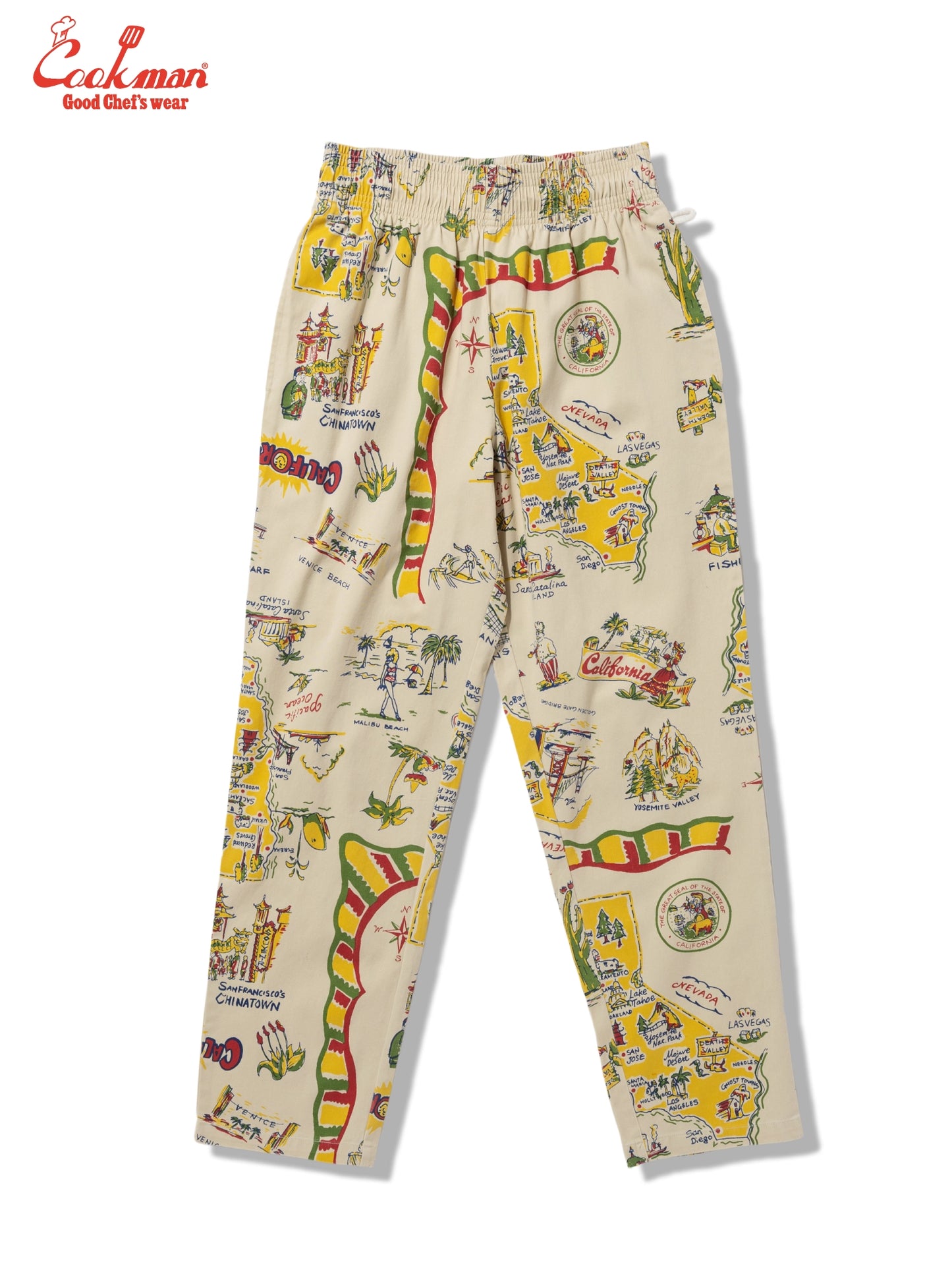 Chef Pants - Souvenir Map California