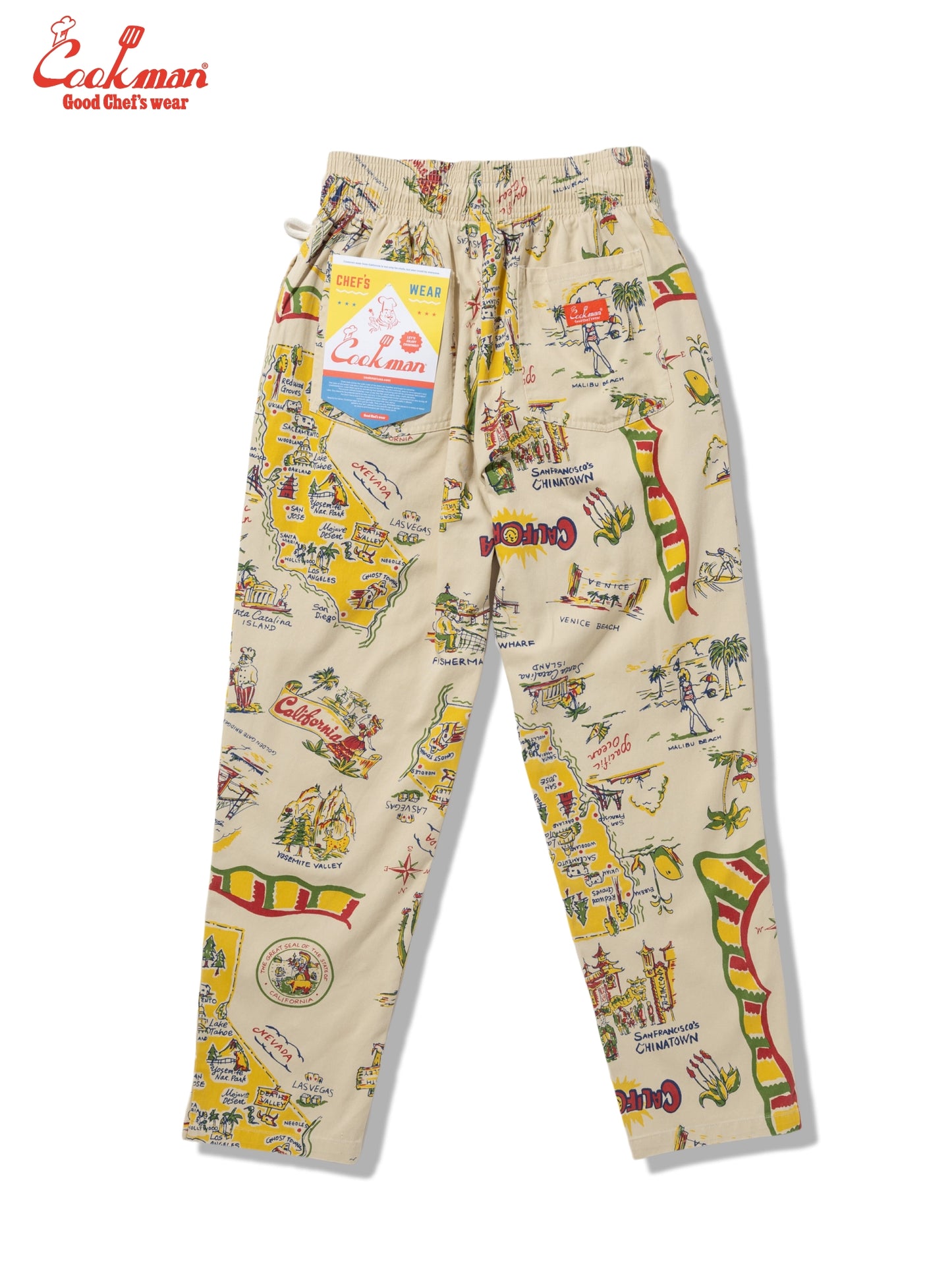 Chef Pants - Souvenir Map California