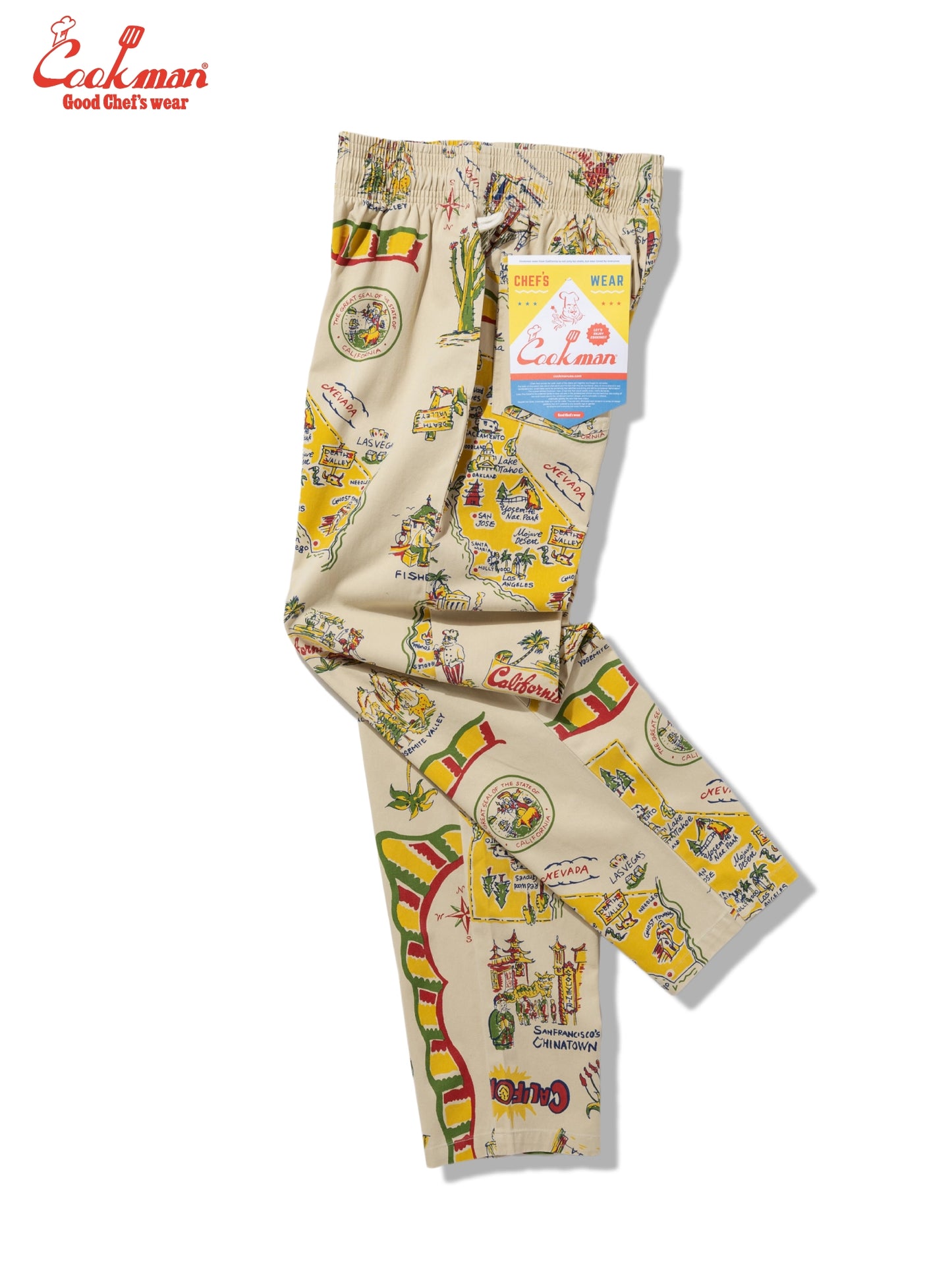Chef Pants - Souvenir Map California