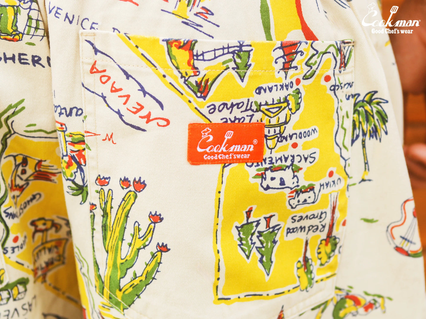Chef Pants - Souvenir Map California