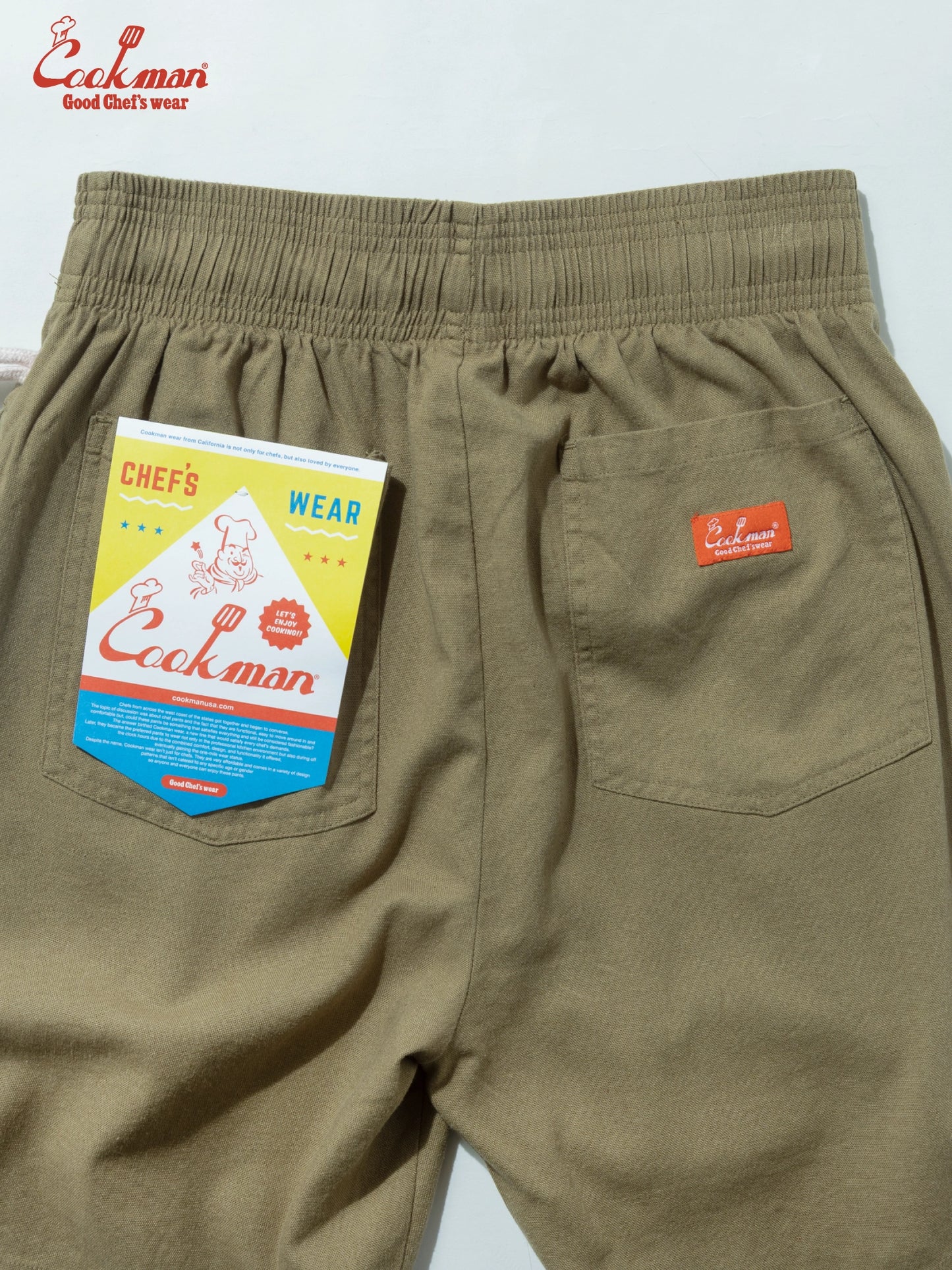 Chef Short Pants - Linen : Olive