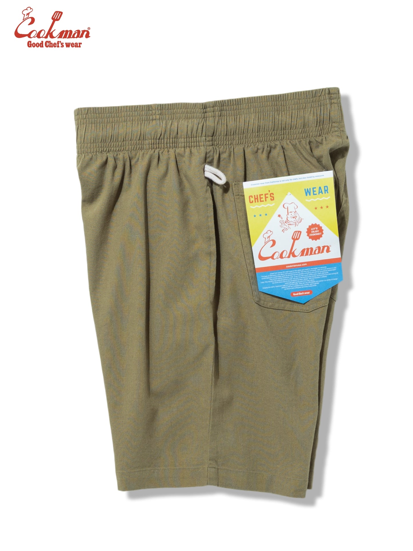 Chef Short Pants - Linen : Olive