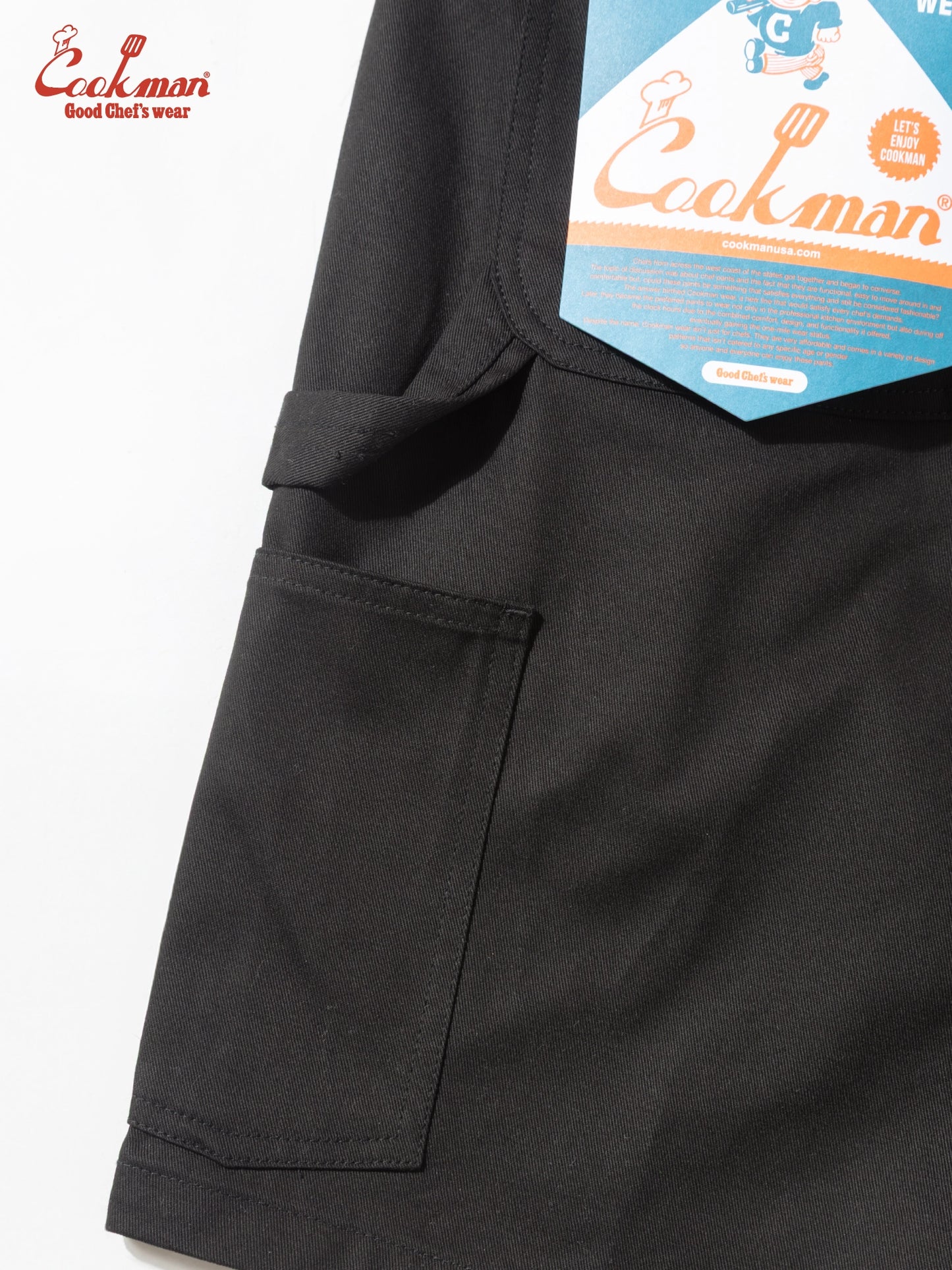 Carpenter's Pants Short : Heavy twill - Black