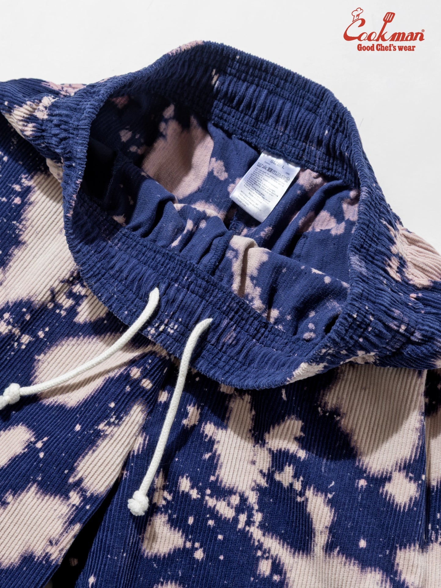 Chef Short Pants - Corduroy Bleach : Navy