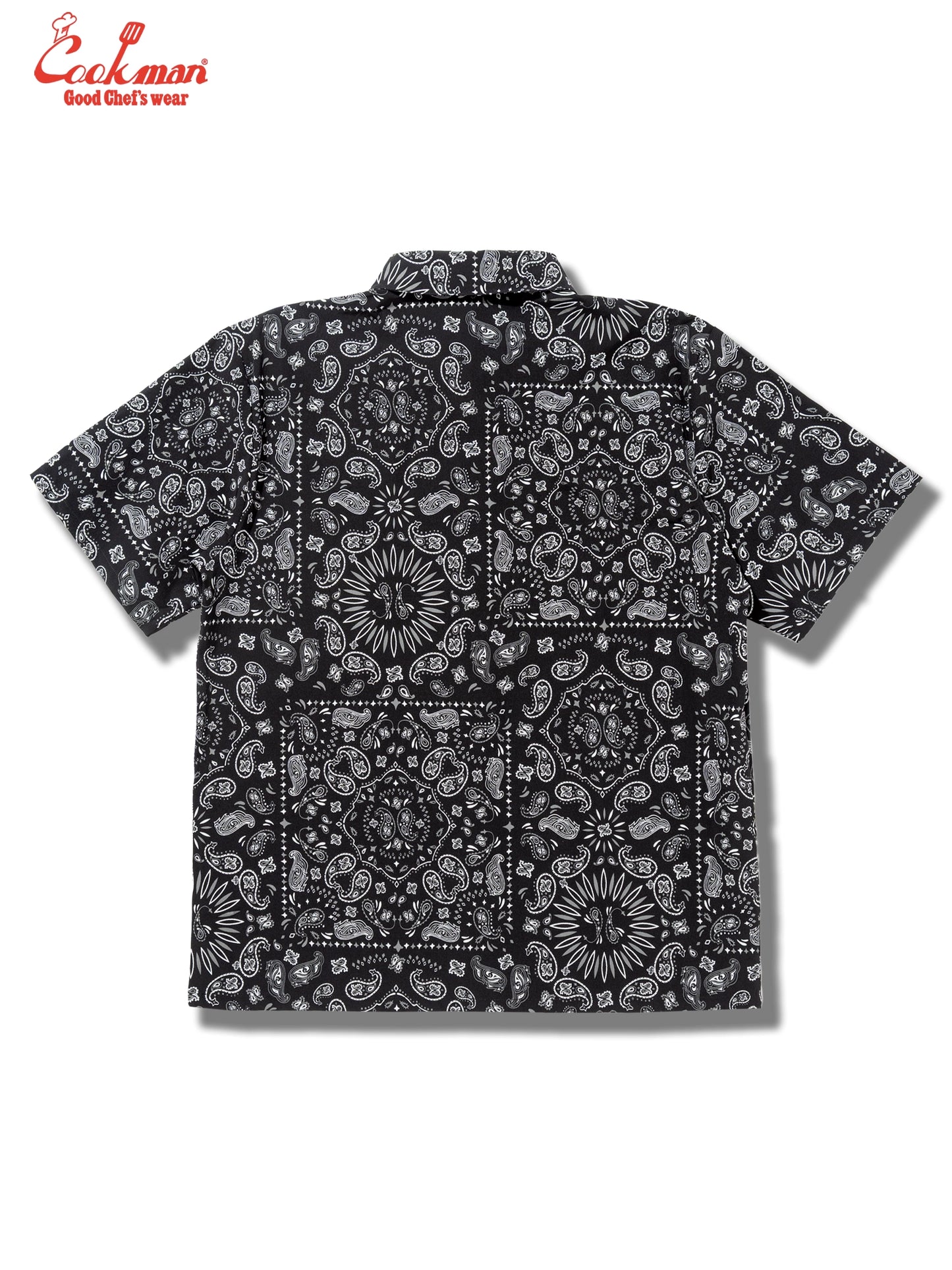 Work Shirts Short Sleeve Light -  Paisley : Black