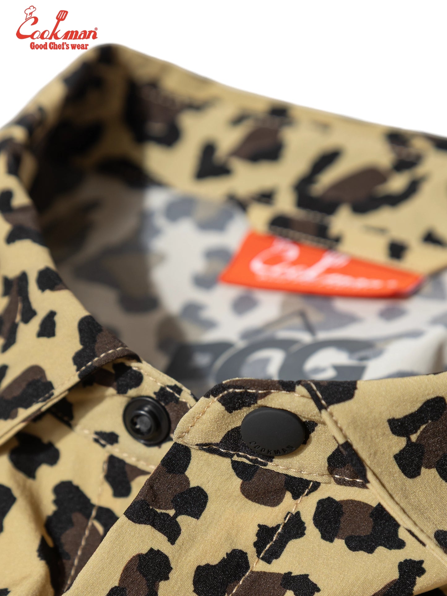 Work Shirts Short Sleeve Light -  Leopard : Beige