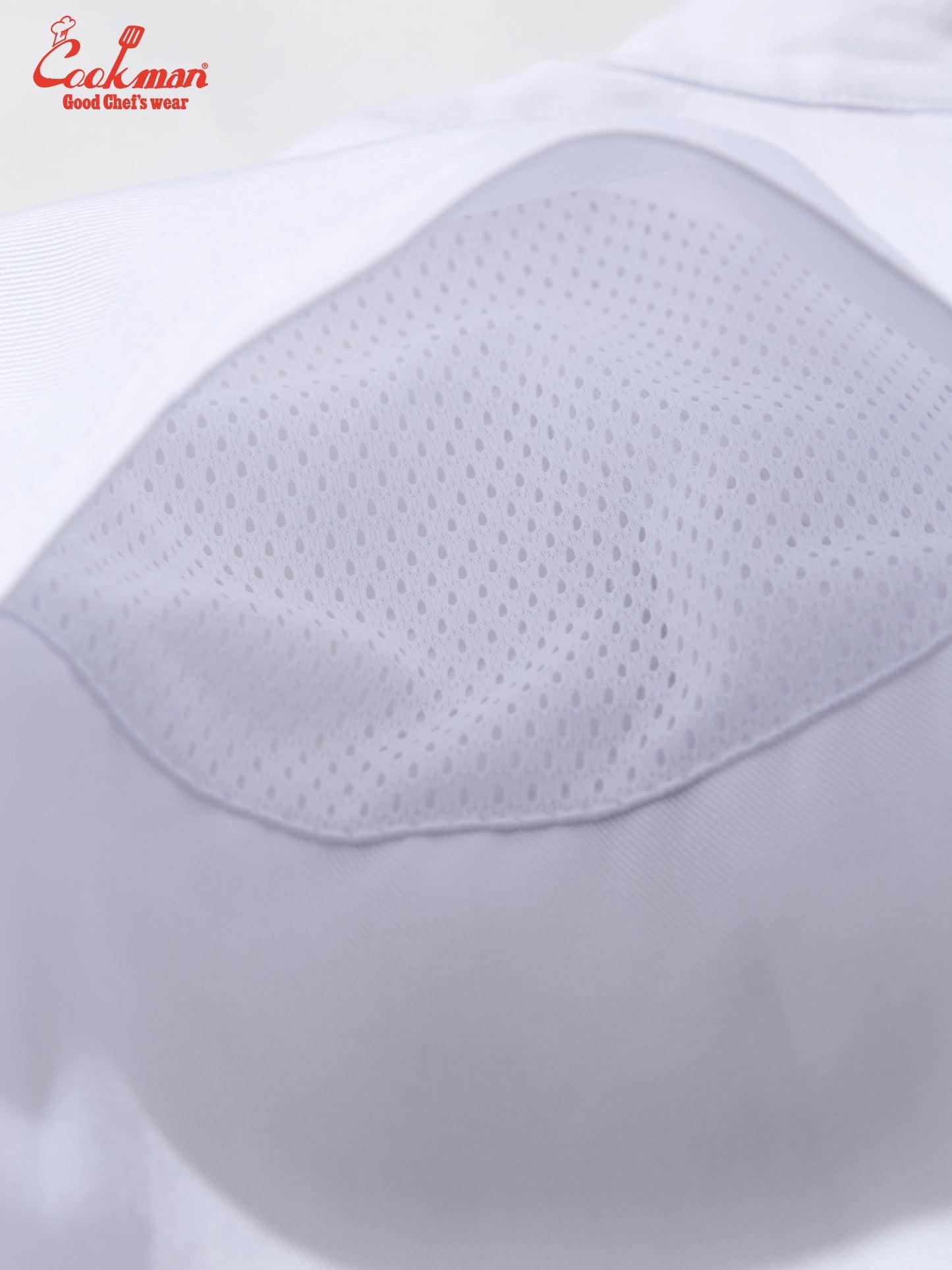 Cookman Chef Coat Long Sleeve Vented : White